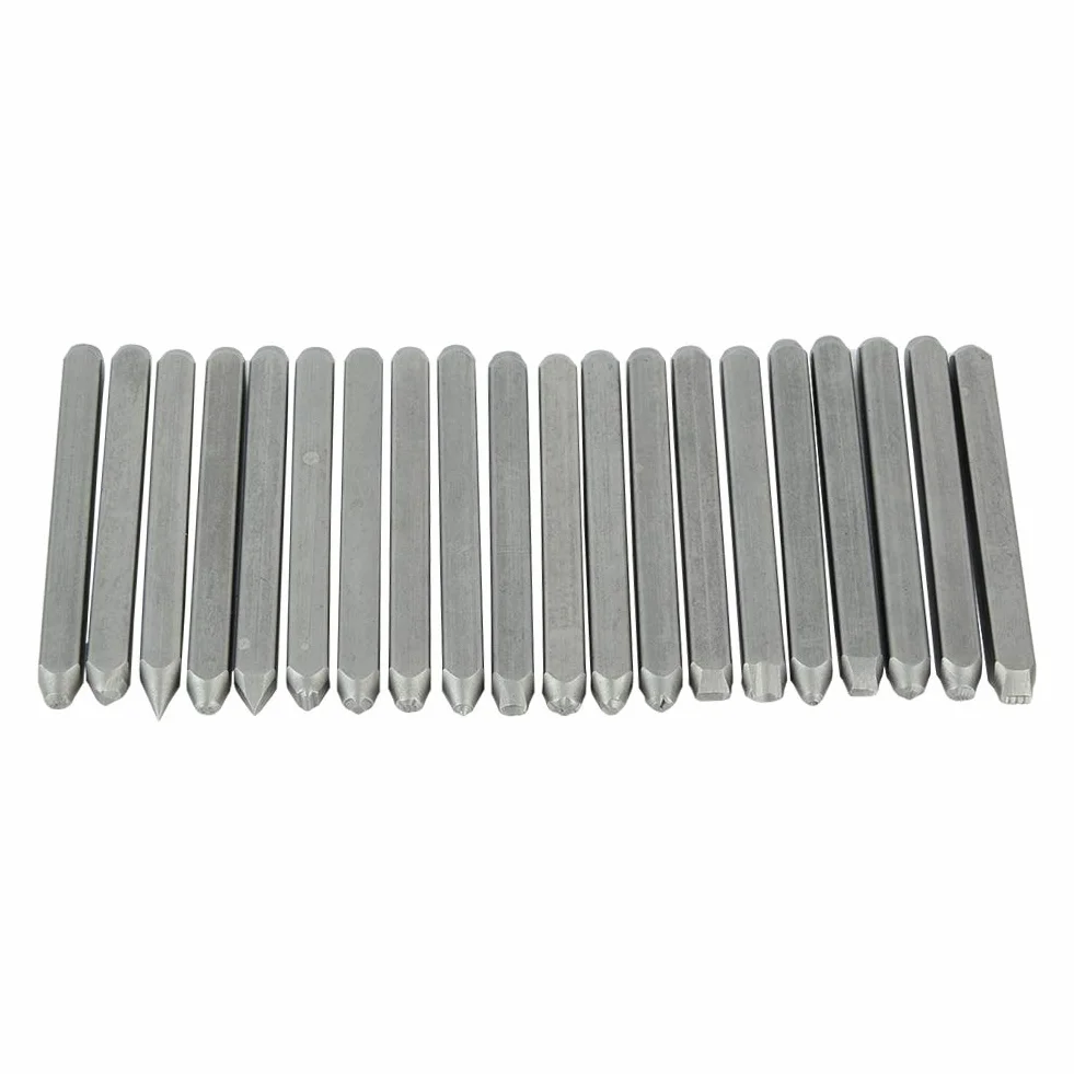 Dłuto Kowadełka Jubilerskiego, Zestaw Wyposażenia Dłuta Kowadła Metalowego, Forma Stempla Jubilerskiego Do Obróbki Biżuterii(20 * Quality Chisel)