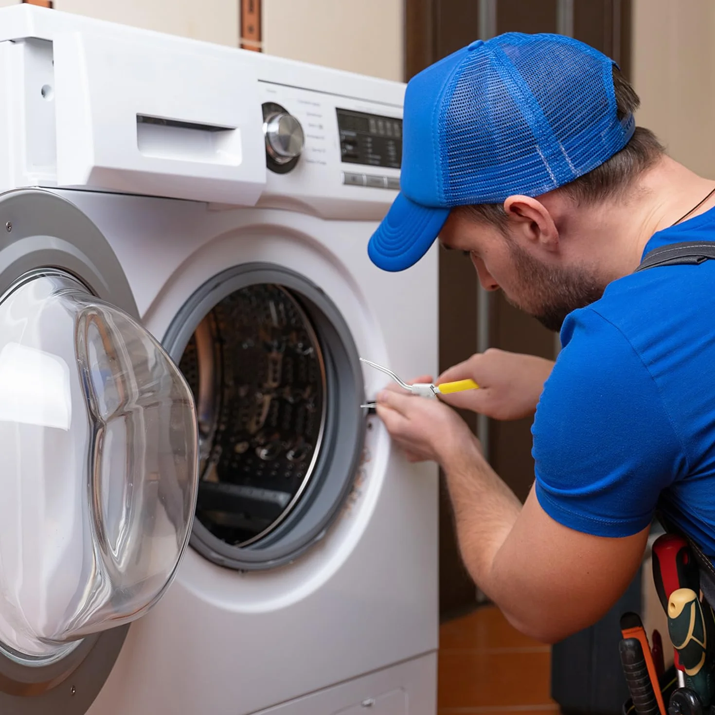 QWORK®Szczypce sprężynowe do pralek i uszczelek drzwi pralki