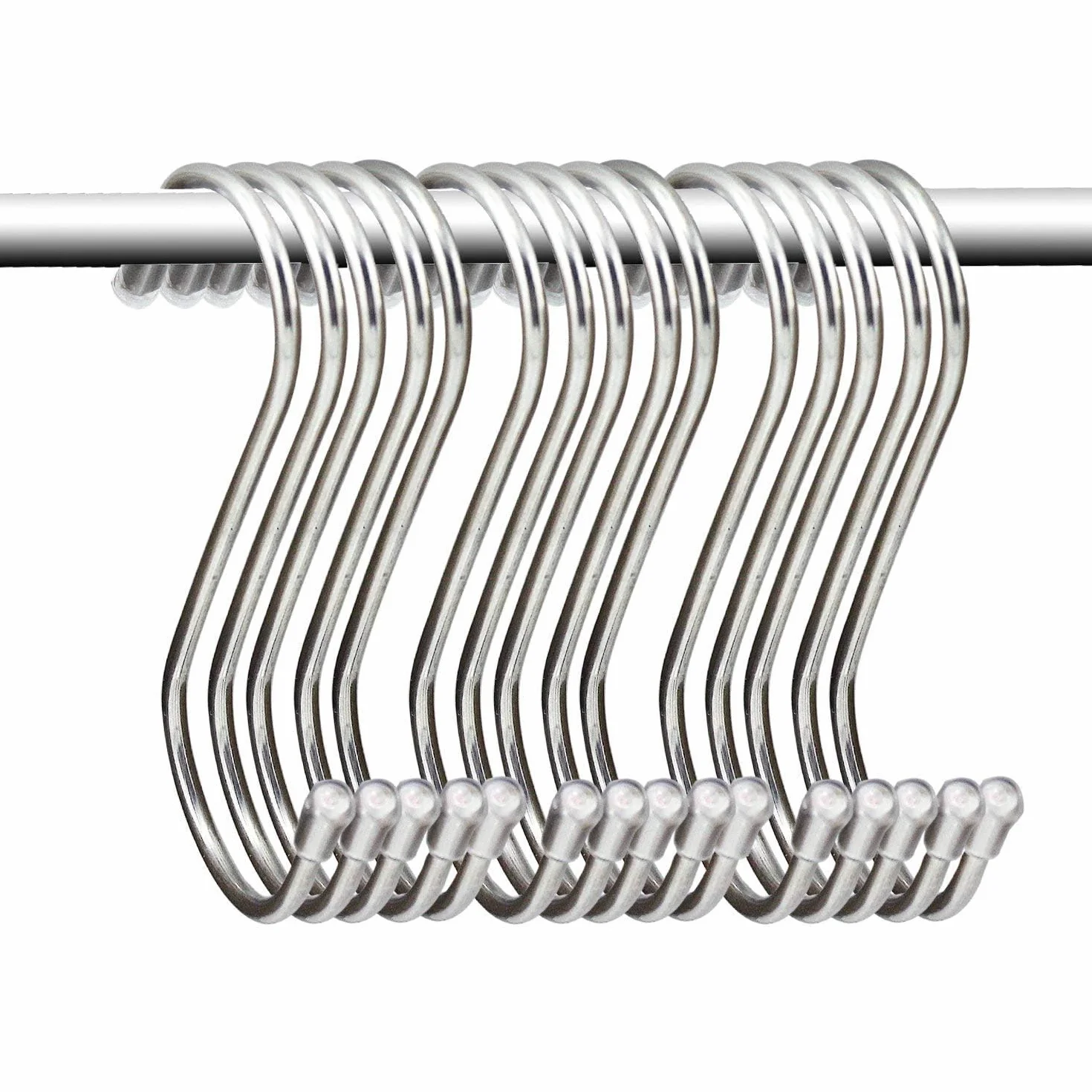 Metalowy haczyk do zawieszania w kształcie litery S, wielofunkcyjny wieszak ze stali nierdzewnej, do zawieszenia kuchni, sypialni, biura, na ubrania i ręczniki, wielofunkcyjne metalowe haczyki,