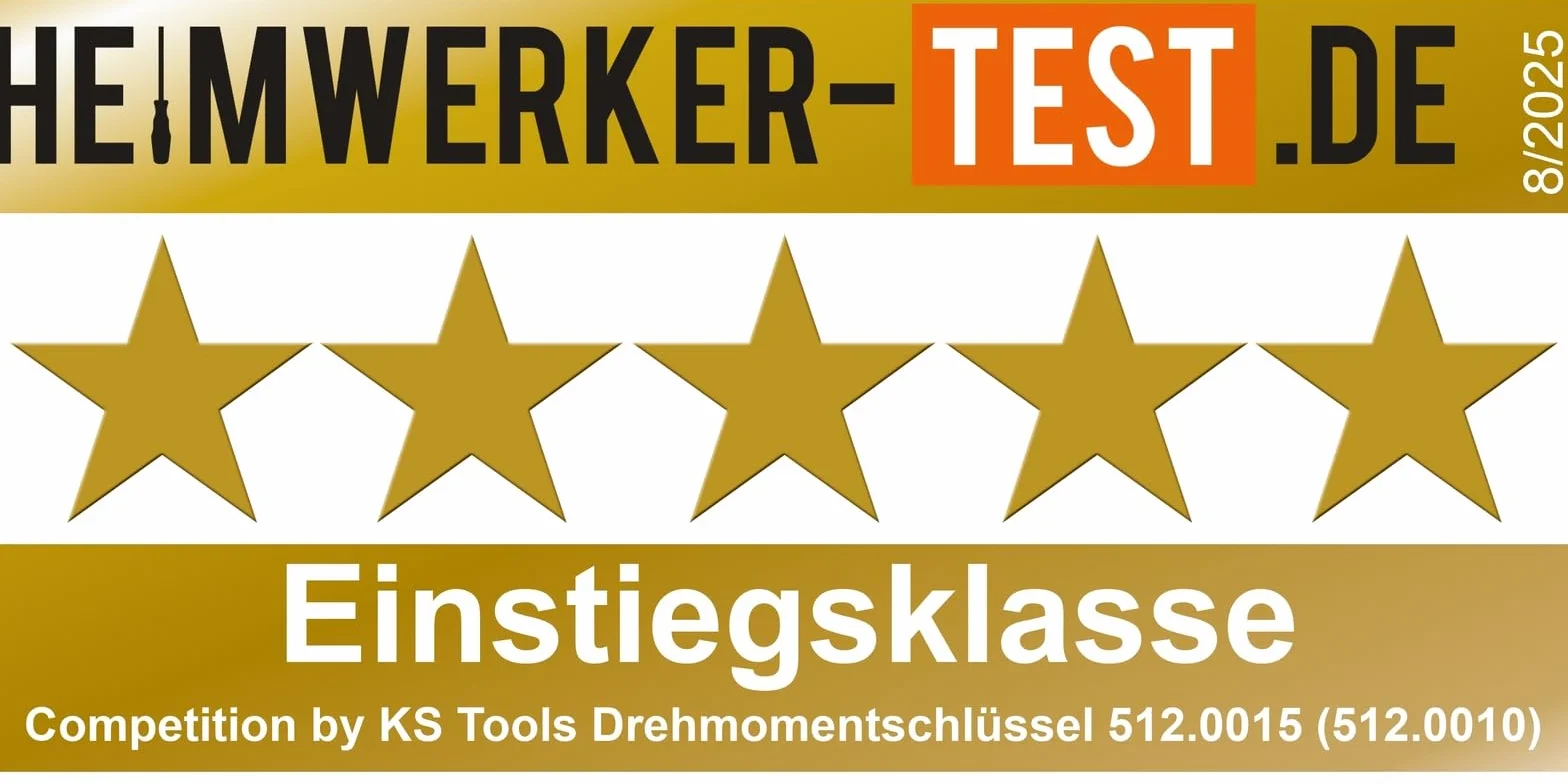 KS Tools 512.0010 COMPETITION 1/2" zestaw kluczy dynamometrycznych z grzechotką, 20-200 Nm, 4-częściowy
