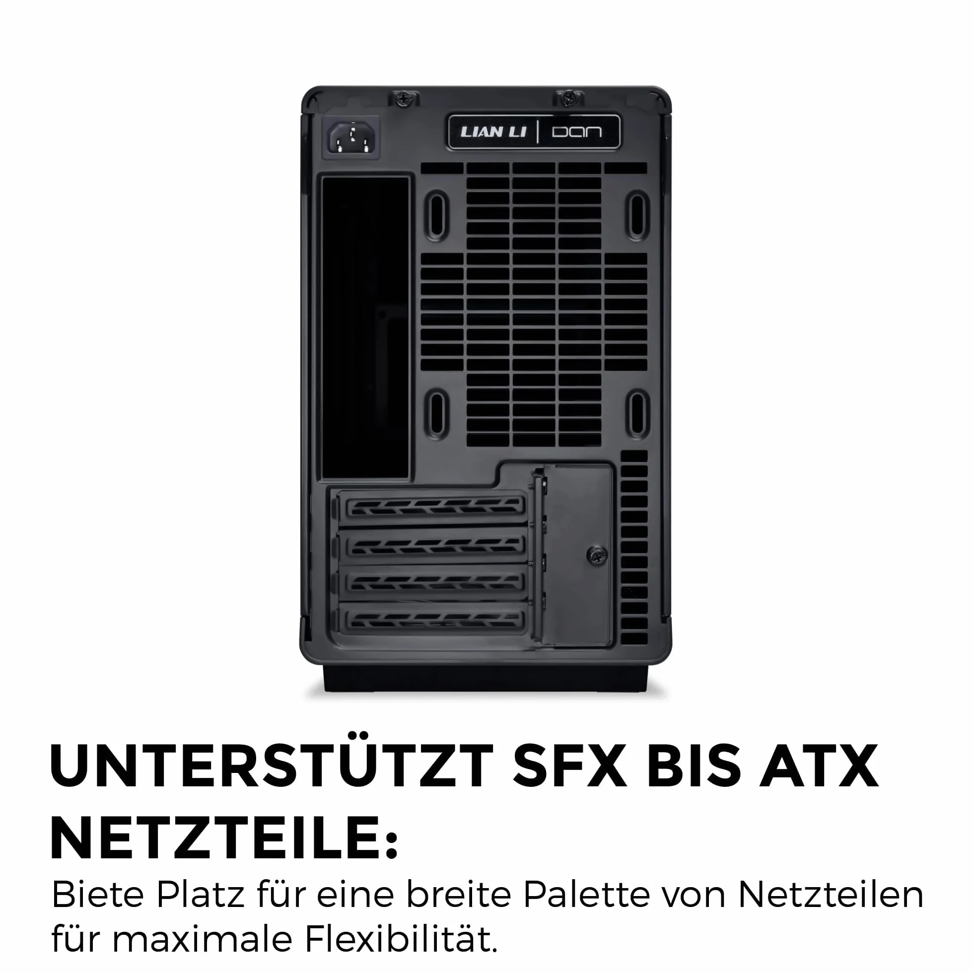 Lian Li DAN A3-mATX Micro-ATX Gehäuse czarne