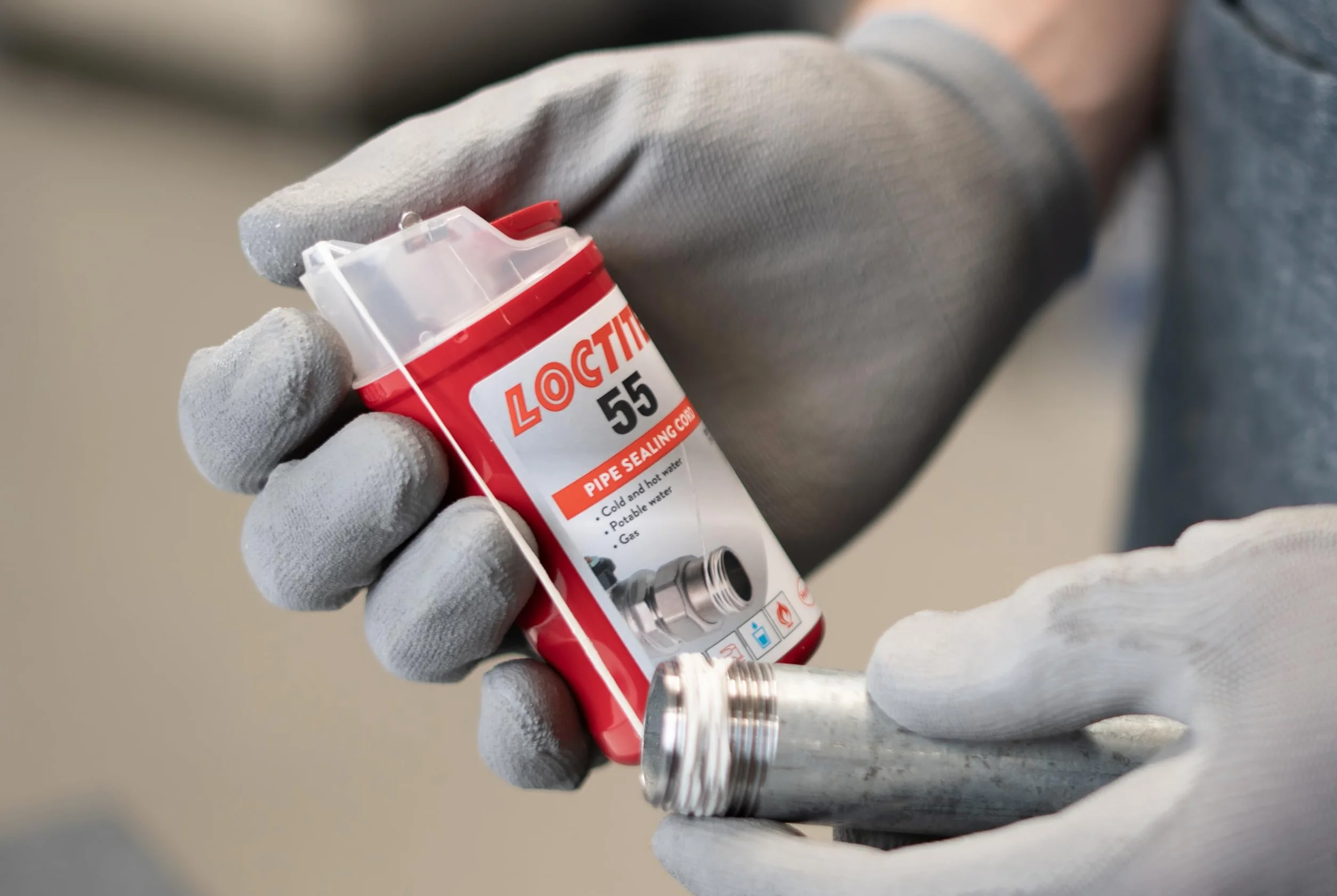 Loctite 55 2957112 Nić Uszczelniająca, Biały, 160 m