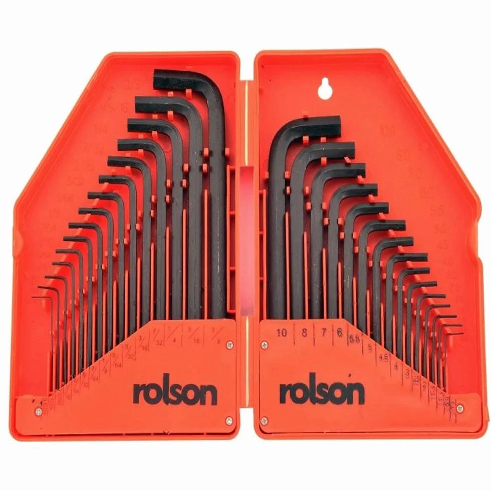 Rolson 40345 30 szt. MM/IMP zestaw kluczy sześciokątnych