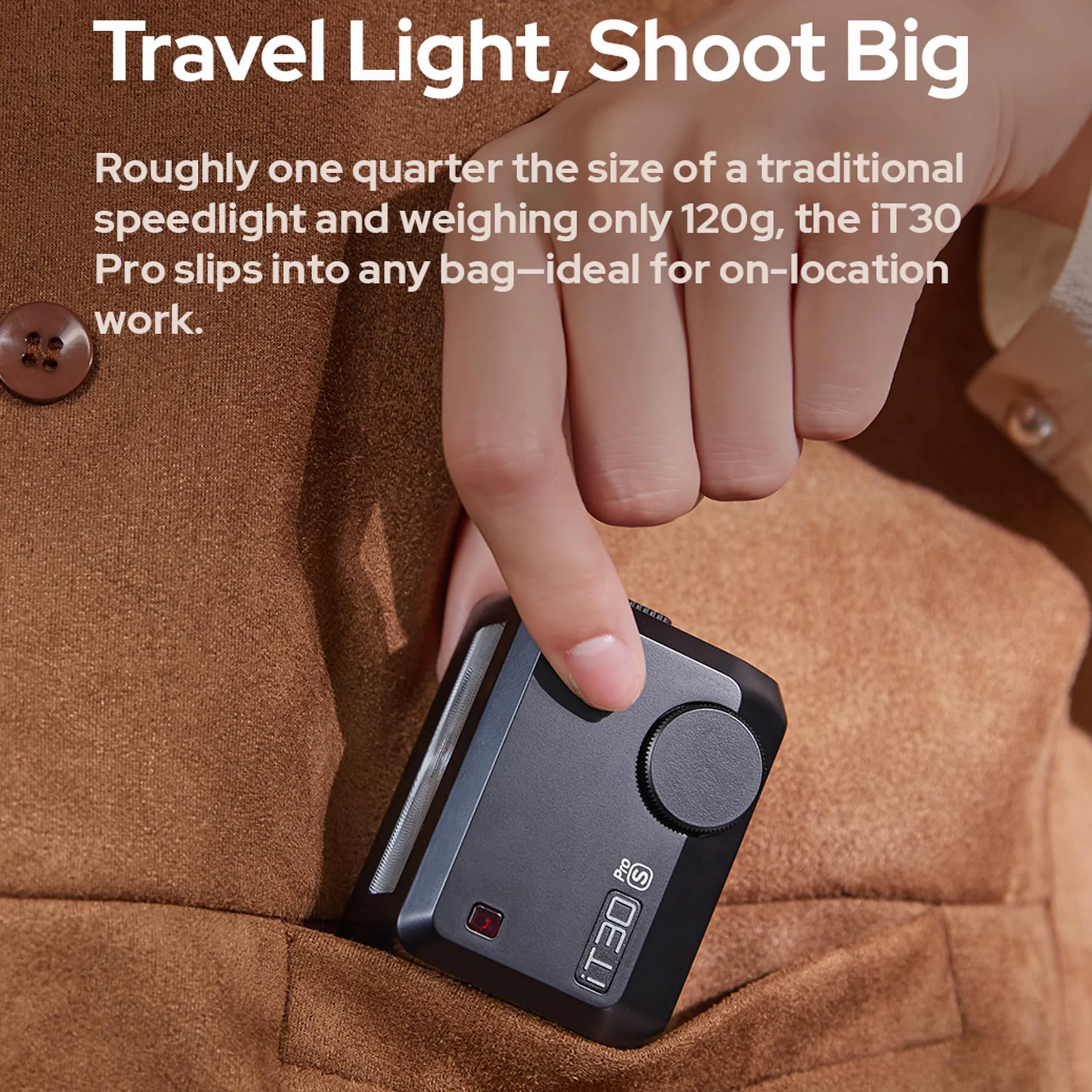 GODOX iT30Pro C TTL lampa błyskowa 2,4 GHz HSS GN15 z ekranem dotykowym do Canon