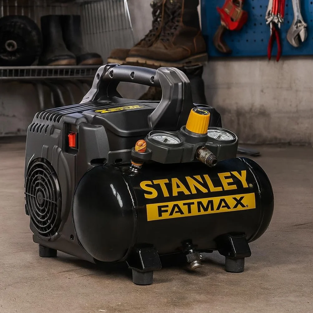 Stanley Fatmax Kompresor powietrza 8 bara 6 litrów 59dB DST 101/8/6 FMXCM00