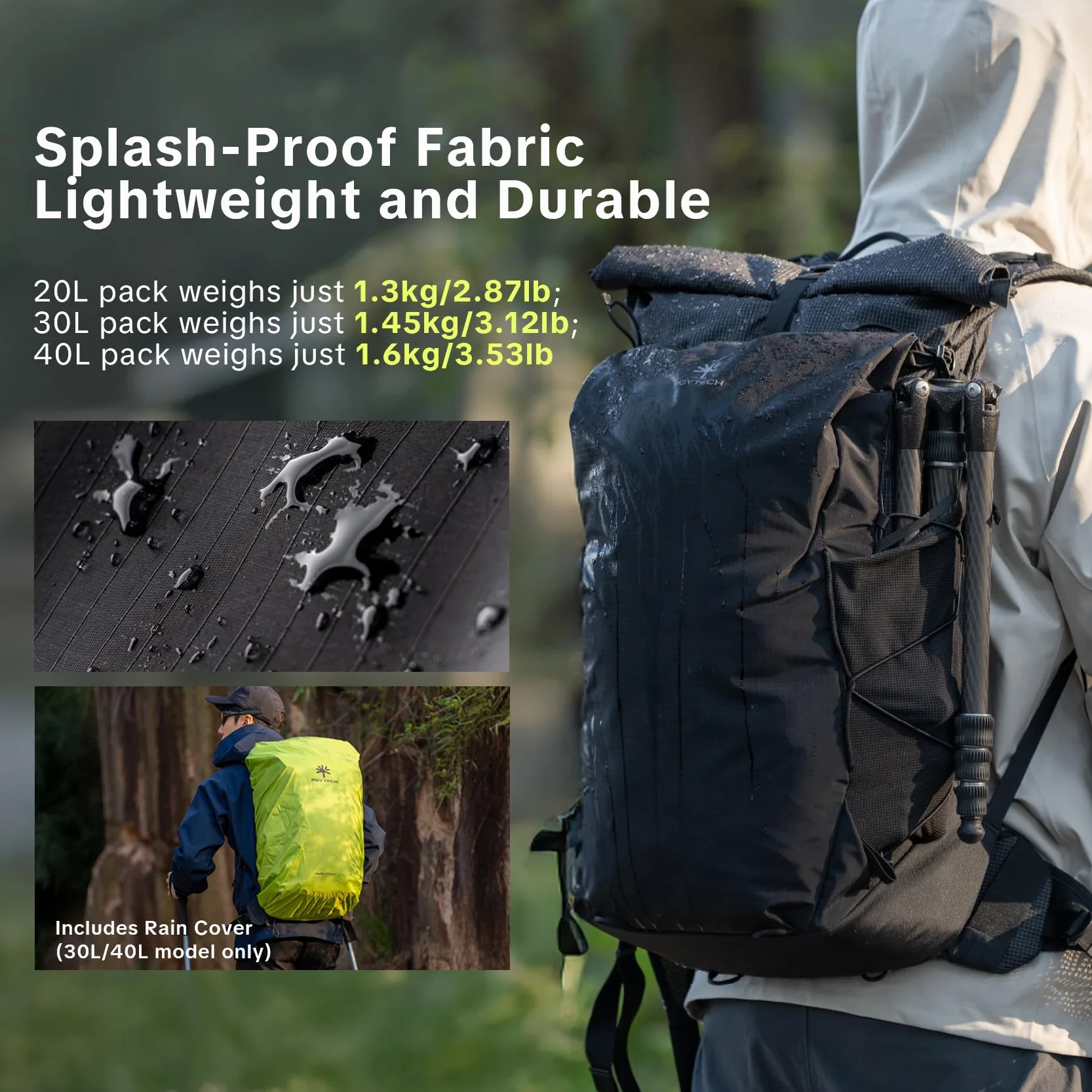 PGYETCH OnePro ultralekki plecak na aparat fotograficzny outdoorowy
