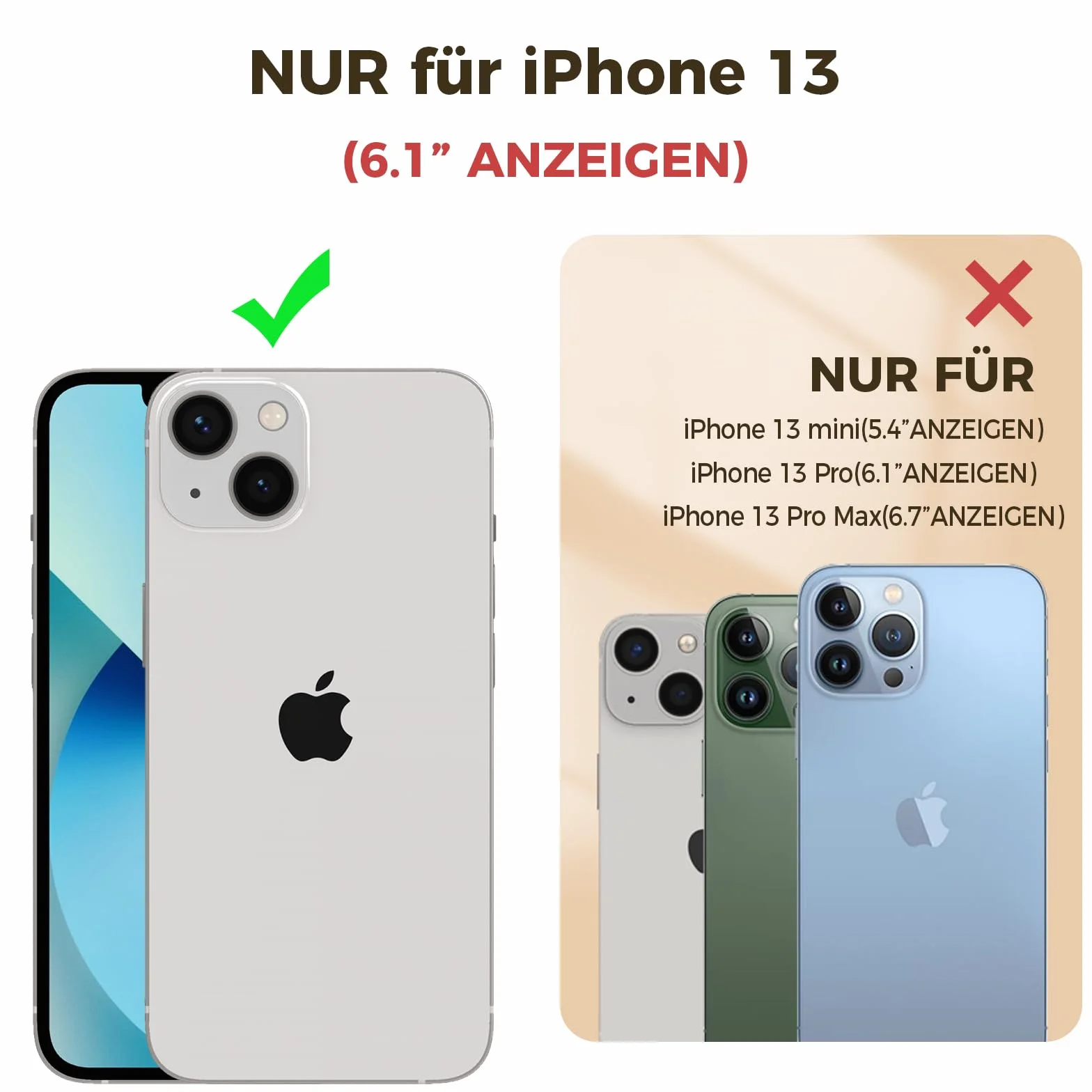 Etui na iPhone 13 Portfel Flip Case z Funkcją Stojaka Skóra PU Czarna