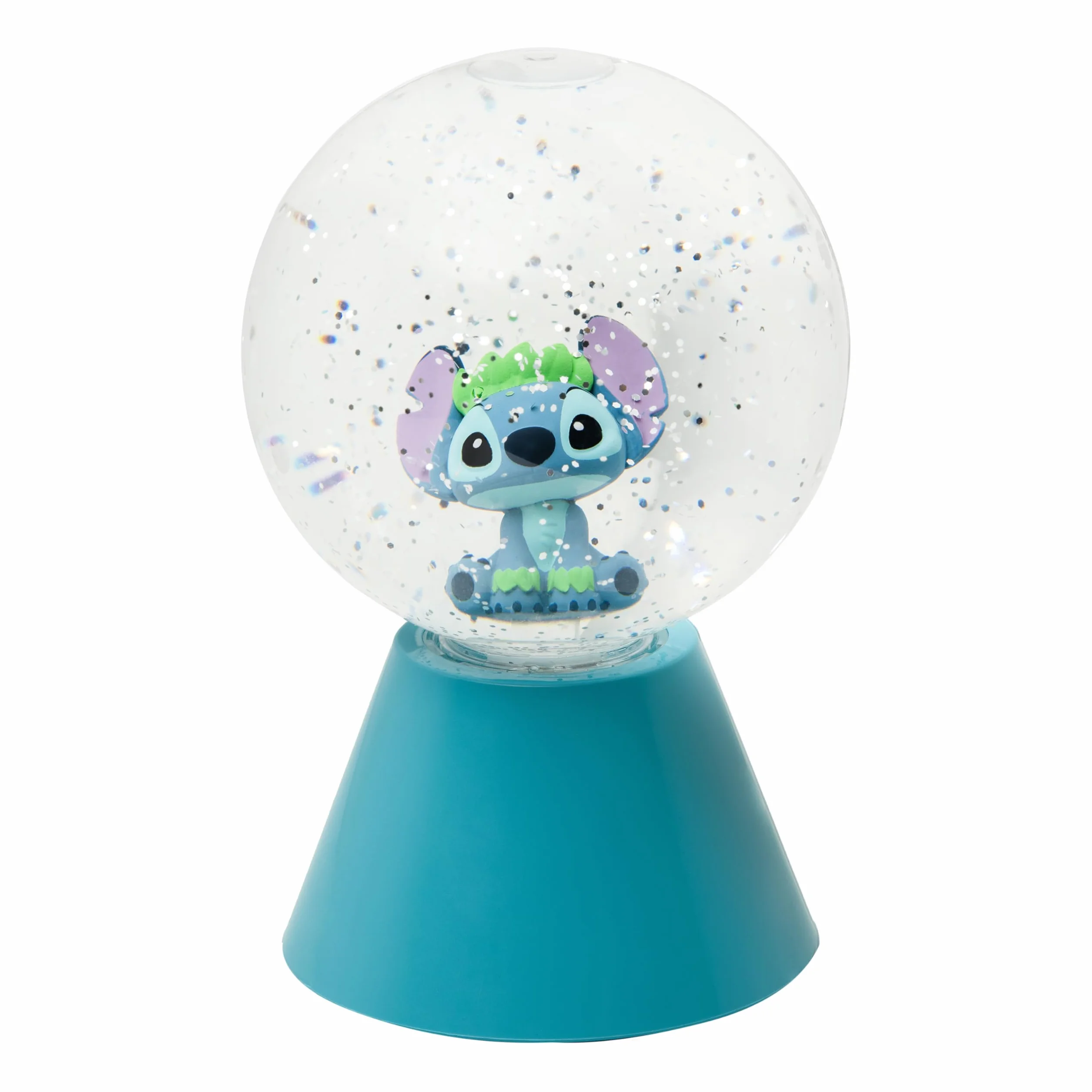 Paladone Disney Lilo & Stitch Brokatowa kula LED, oficjalnie licencjonowany prezent, zmieniająca kolor, świecąca kula śnieżna dla dzieci, nastolatków, dorosłych, kompaktowa konstrukcja