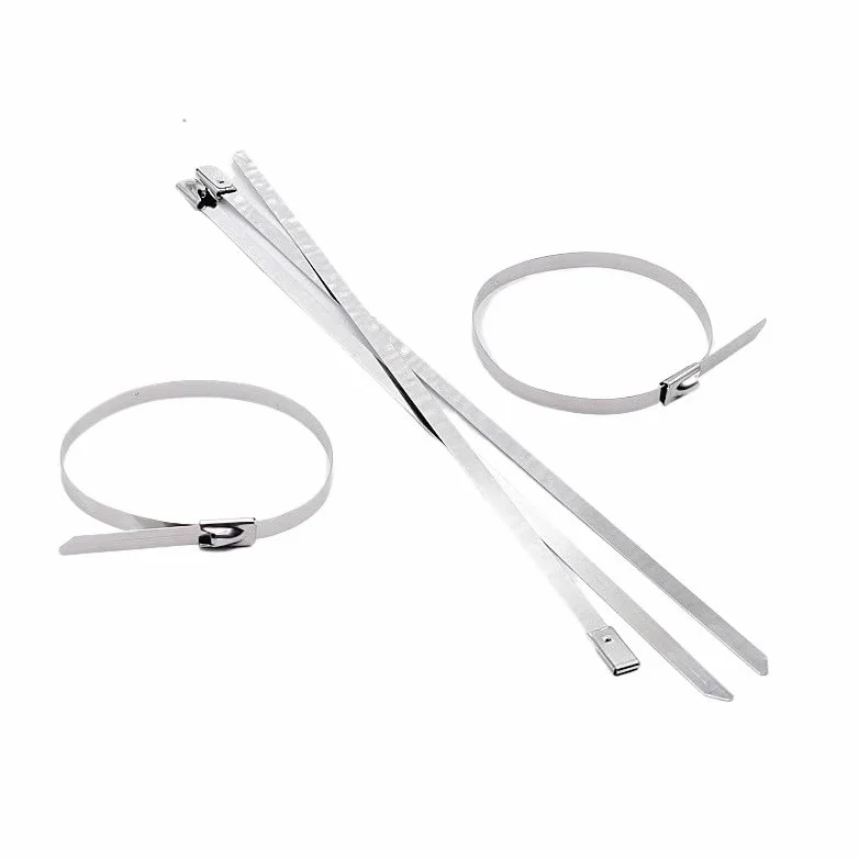 Opaski zaciskowe Opaski zaciskowe stalowe Opaski zaciskowe metalowe Stal nierdzewna Ca 10 20 50 100 200 szt. 12 mm 0,47 cala opaska wydechowa wielofunkcyjna 304 ze stali nierdzewnej metalowa opaska za