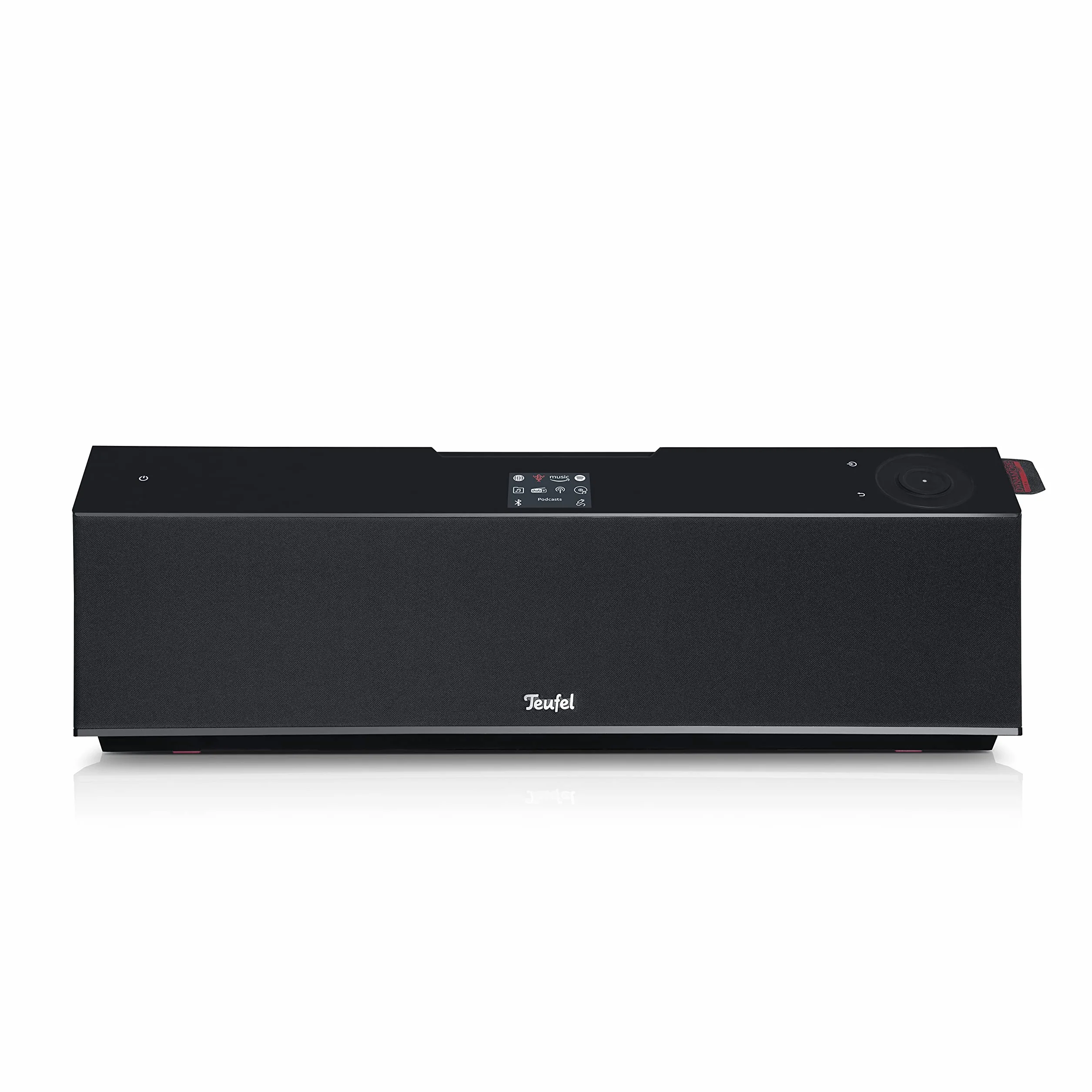 Teufel MUSICSTATION - Radio Internetowe CD z Bluetooth, DAB+ i FM, Strumieniowe Przesyłanie Muzyki, Dźwięk HiFi, Budzik, Wi-Fi, Bass Reflex - Czarny