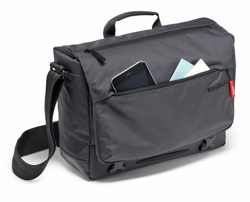 Manfrotto Manhattan Messenger Speedy 10 torba na aparat, wielofunkcyjna, do przenoszenia aparatu i akcesoriów, z wodoodpornego materiału, torba fotograficzna z kieszenią na komputer i tablet, z