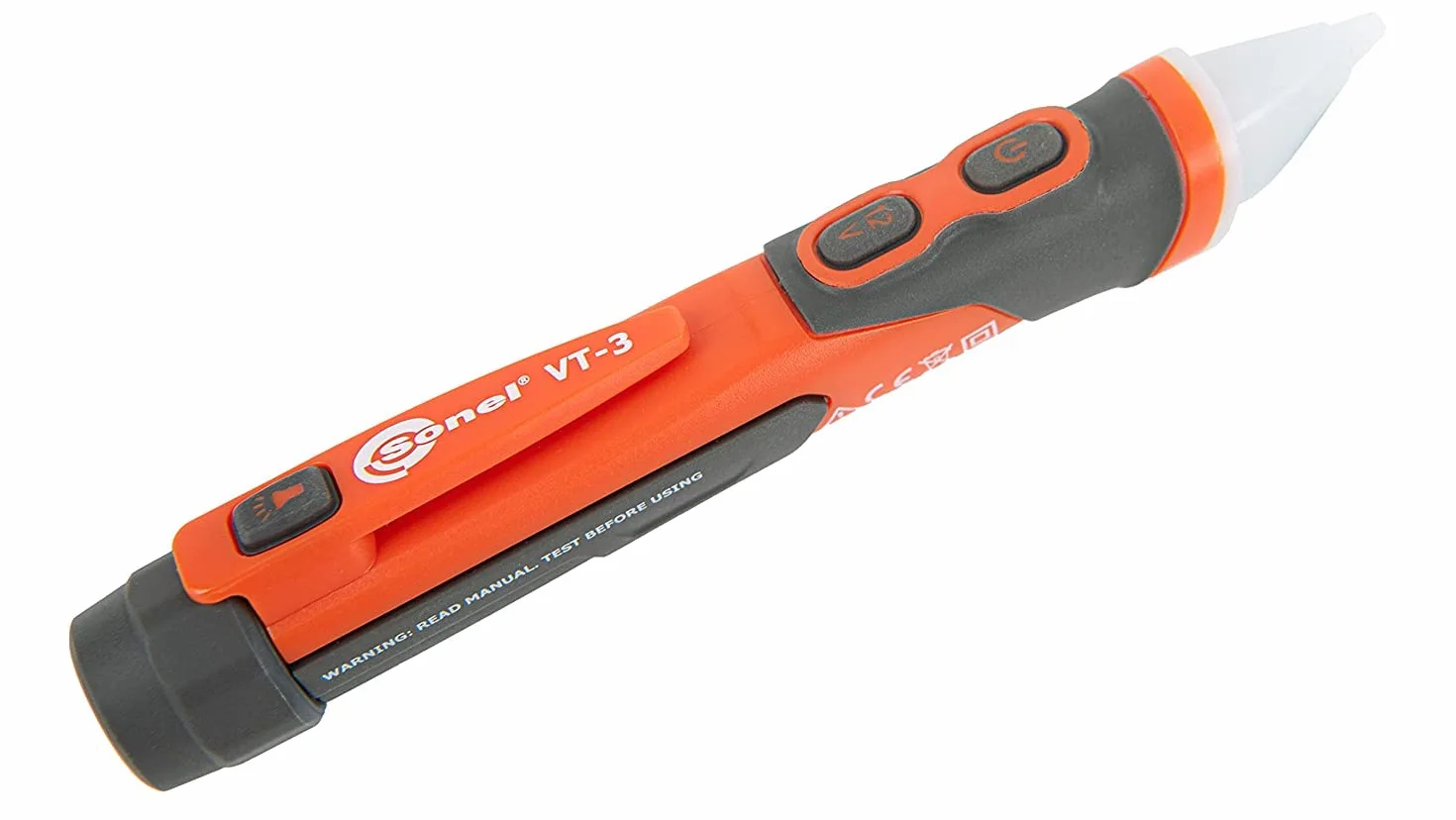 SONEL VT-3 Bezdotykowy wskaźnik napięcia - Tester prądu przemiennego - zakres 12V/100-1000V - sieci 50/60 Hz - wodoodporna obudowa IP67 - alarm świetlny i akustyczny