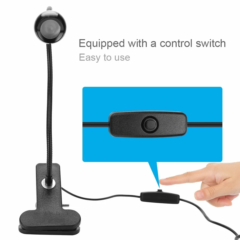 Tosuny Lampa utwardzająca UV 3 W USB LED z klejem, fioletowe światło, klips, łabędzia szyja, przełącznik do naprawy płytek