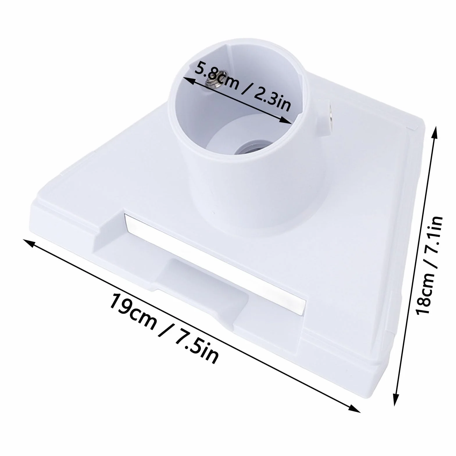 Adapter do Rury Mocującej Gen 3, Kompatybilny ze Standardowym Uchwytem Dachowym V3, Zestaw do Montażu na Słupie, Akcesoria