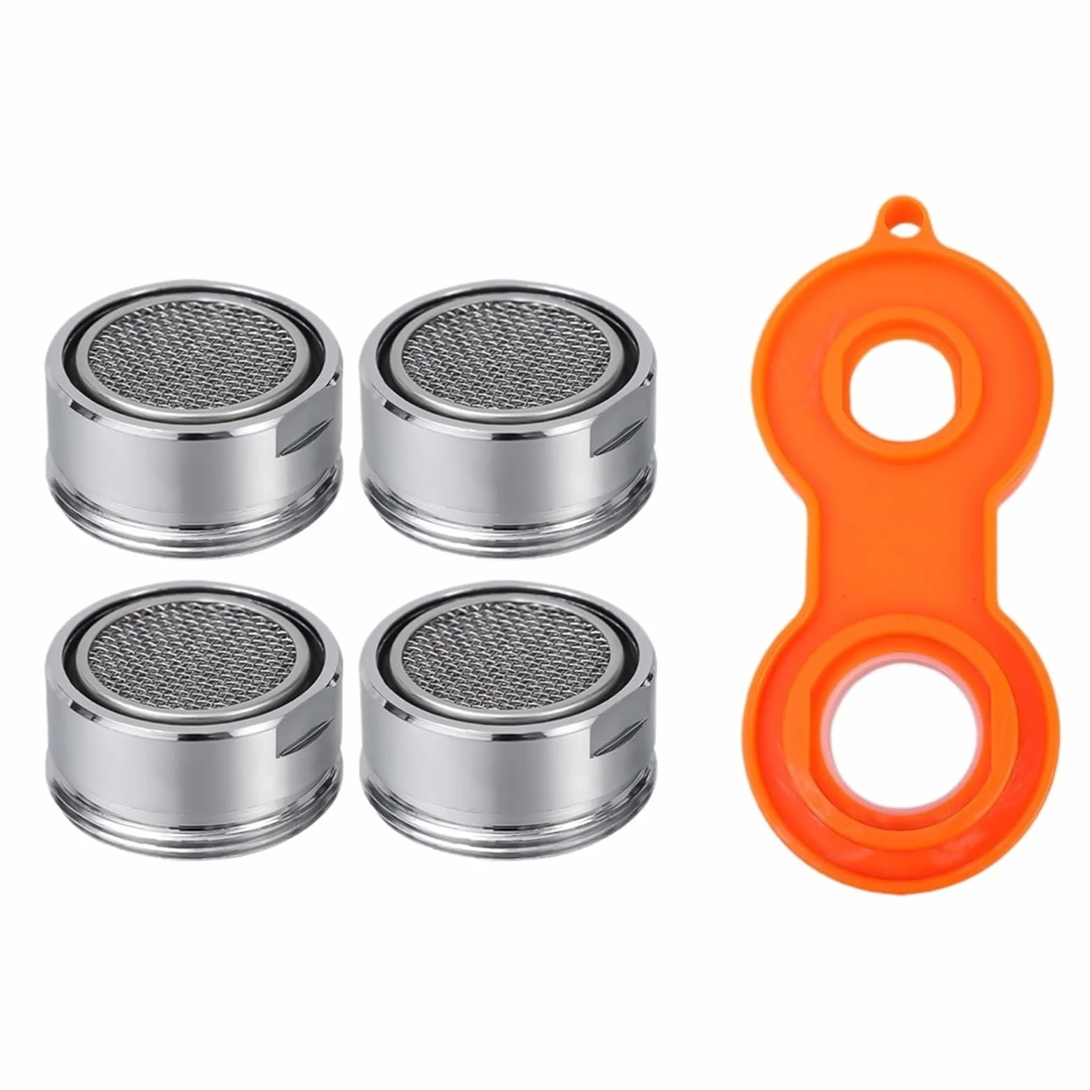 XYNSNDB 1-4 szt. Kran oszczędzający wodę Aerator Wymienny filtr Mieszana dysza Bubbler Bateria kuchenna Usta z filtrem do części łazienkowych Łatwa instalacja (zestaw C)