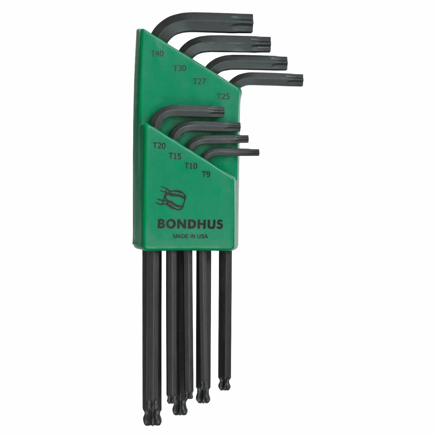 BONDHUS, LTX8 BALLEND TORX 8 szt. zestaw T9-T40, 11332
