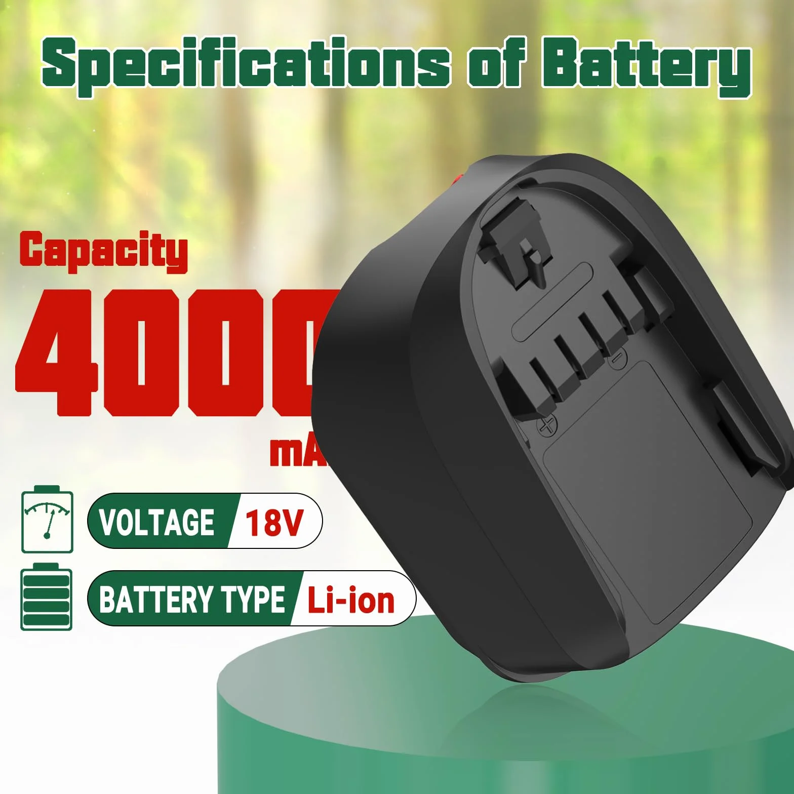 2-pak 18 V 4000 mAh zamiennik akumulator litowo-jonowy do Bosch PSB 18 LI-2, PST 18 LI, UNEO MAXXH, Uneo Maxx, PSM/PSR/PSR/PSB 18 LI-2H, 1600Z00000, 2607335040, 2607336207