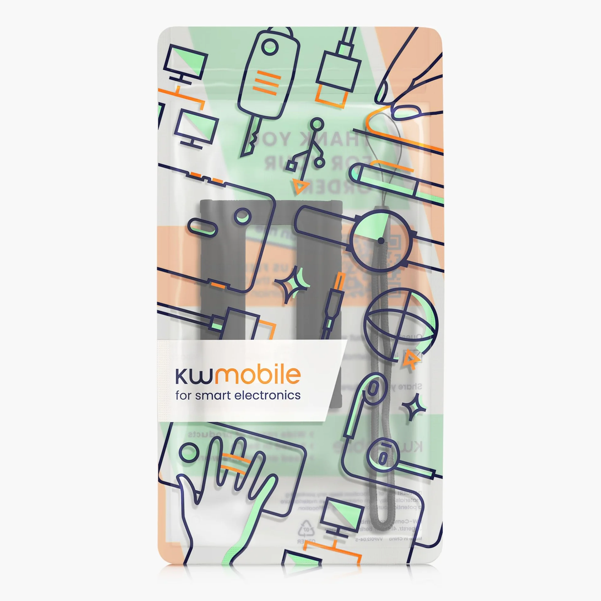 kwmobile Silikonowe etui kompatybilne z Samsung Portable SSD T7 Shield - etui ochronne na dysk SSD - czarne