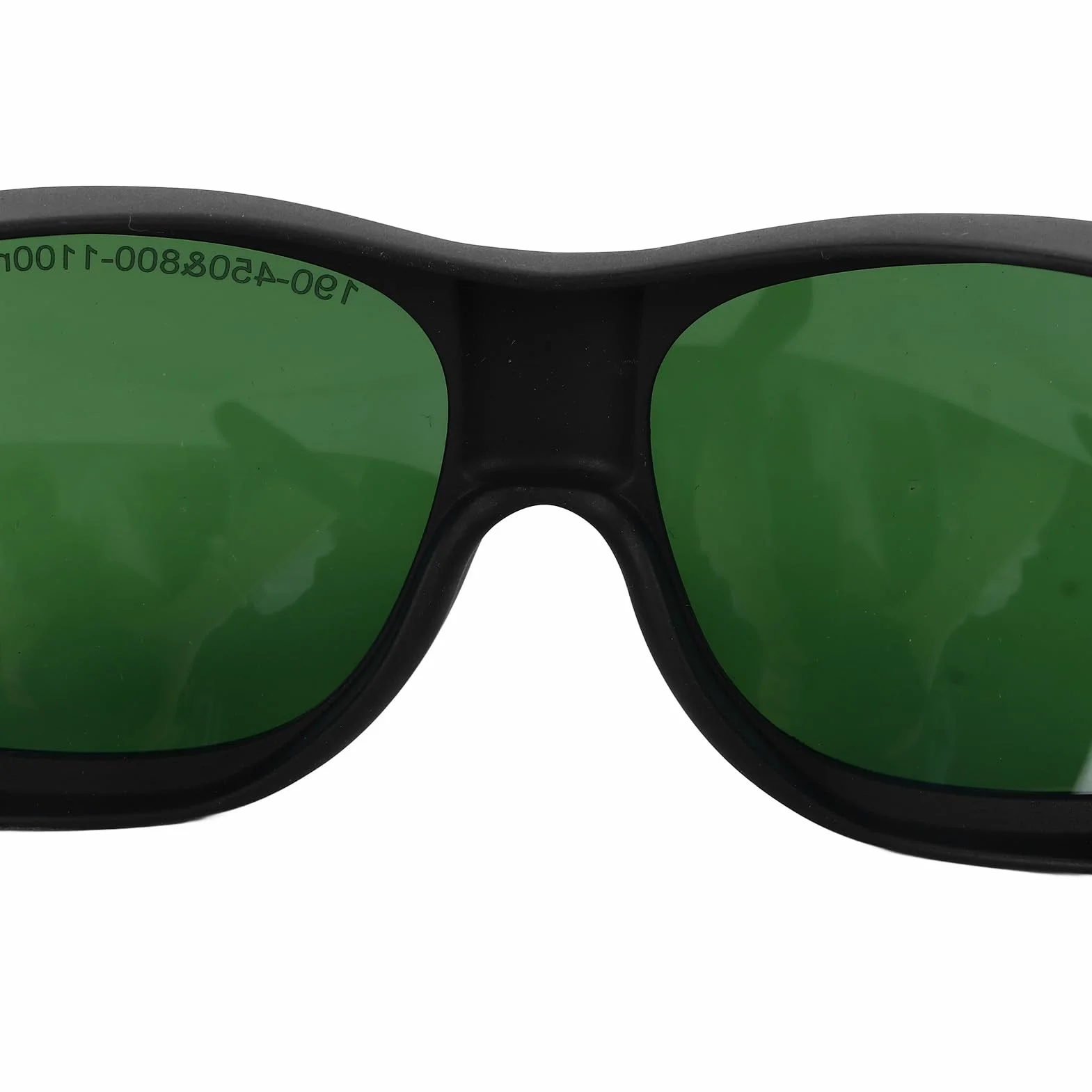 Bediffer Laserowe Okulary Ochronne 1064nm Wysoka przepuszczalność Antylaserowa Ochrona Oczu dla Urządzenia OPT Beauty TR90 Materiał Czarna Ramka Zielona Soczewka OD4, do Zabiegów Upiększających