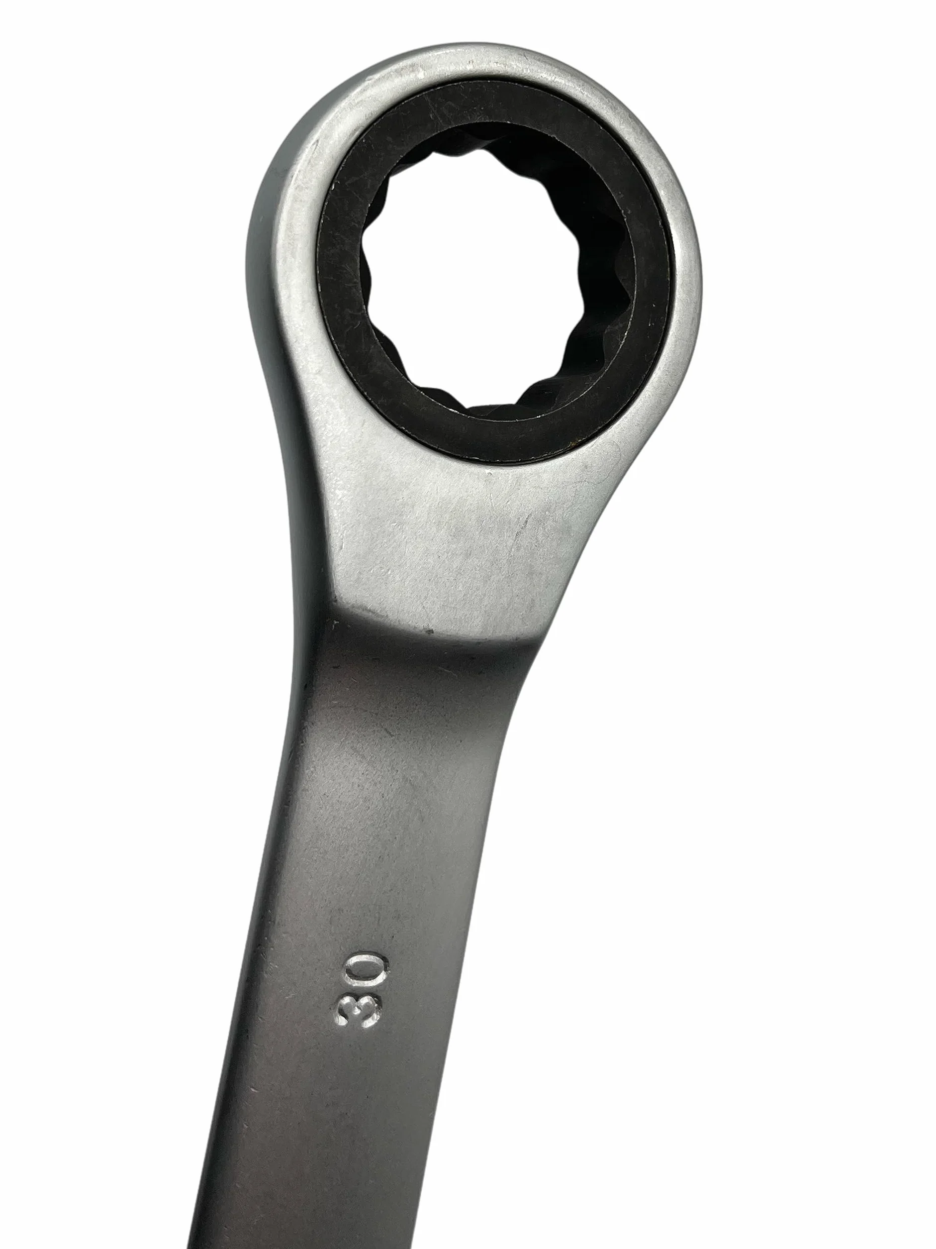 Klucz grzechotkowy Kraftwelle sztywny pierścień oczkowy z grzechotką 6-32 mm zestaw narzędzi w walizce, klucz oczkowy 72 zęby, drobne ząbki, wykonany ze stali chromowo-wanadowej, jakość przemysłowa