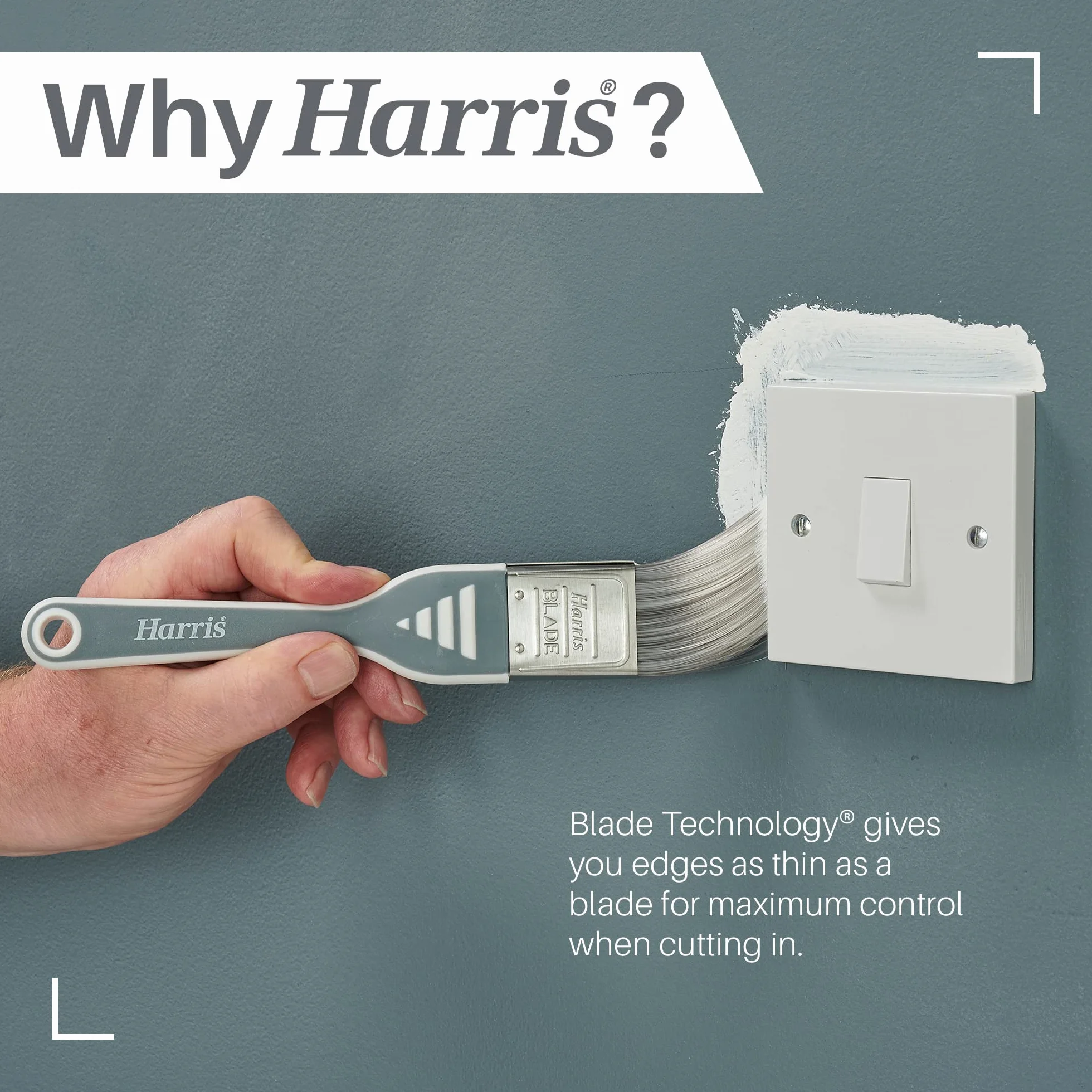 Harris Ultimate Blade pędzle do malowania | zestaw 3 pędzli | cięcie i kontrola | 2.5 cm, 3.8 cm, 5.1 cm