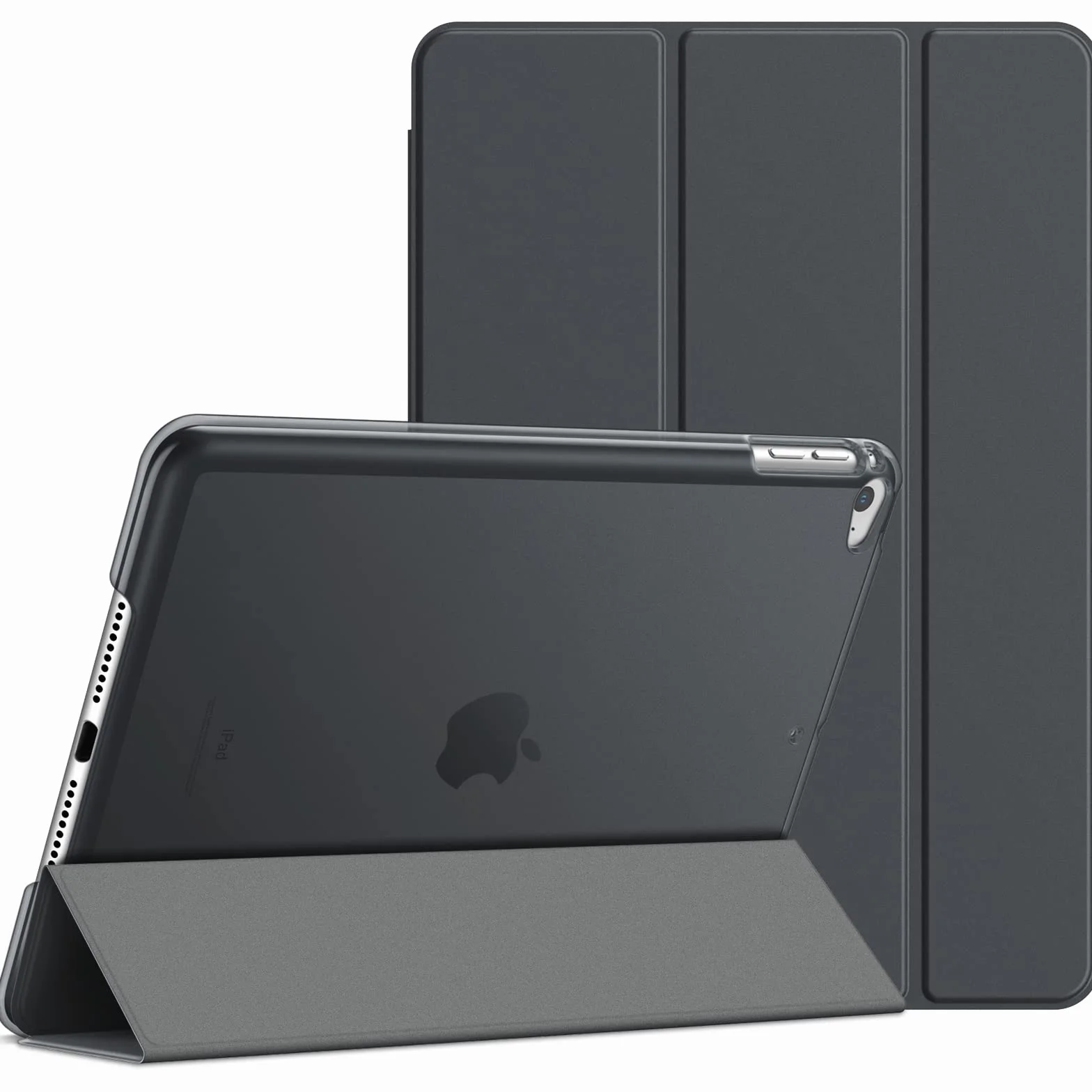 JETech Etui dla iPad Mini 4, Automatyczne Budzenie/Usypianie, Ciemno szary
