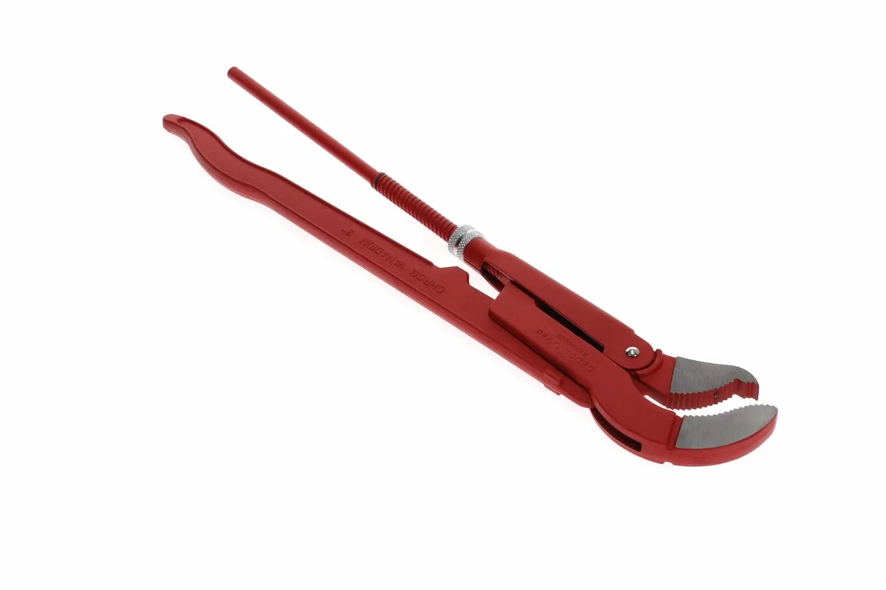 GEDORE red 45 stopni kątowe szczypce do rur, rozpiętość 103 mm, S-Maul, masywne, przesunięte ząbki, R27140030