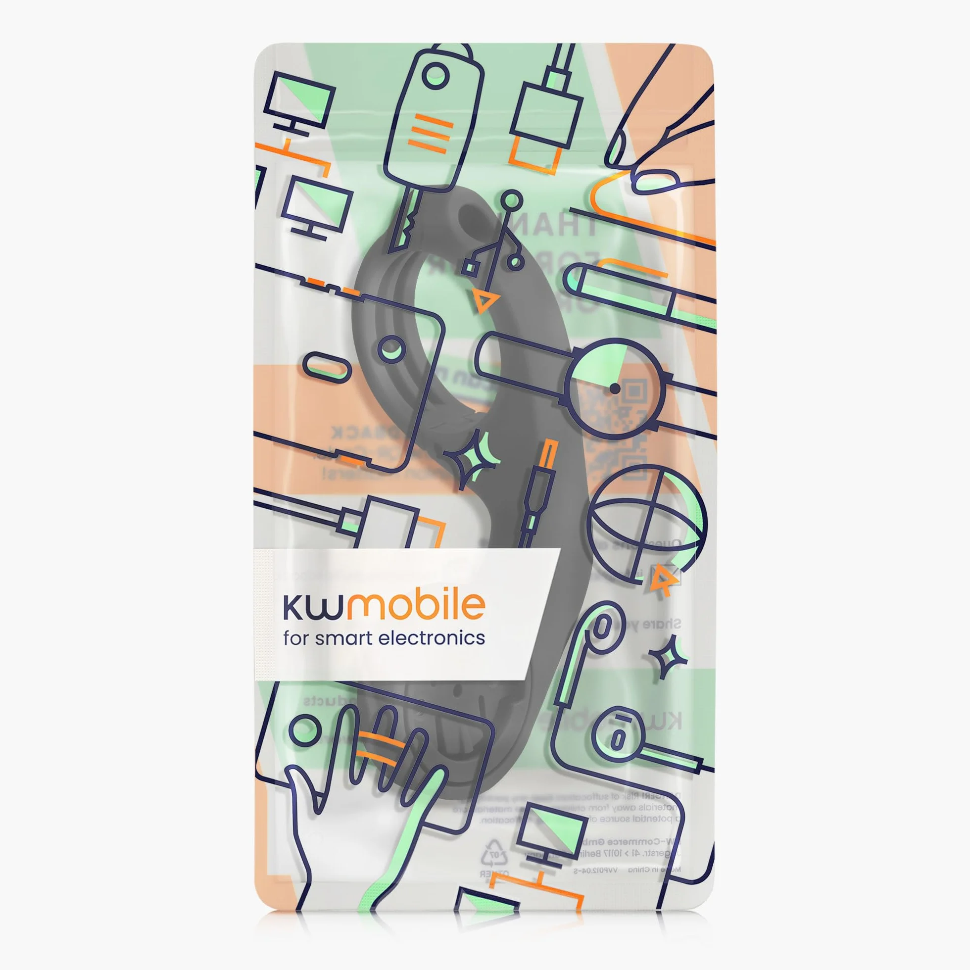 kwmobile Uchwyt rowerowy GPS na kierownicę kompatybilny z Garmin Edge, Czarny
