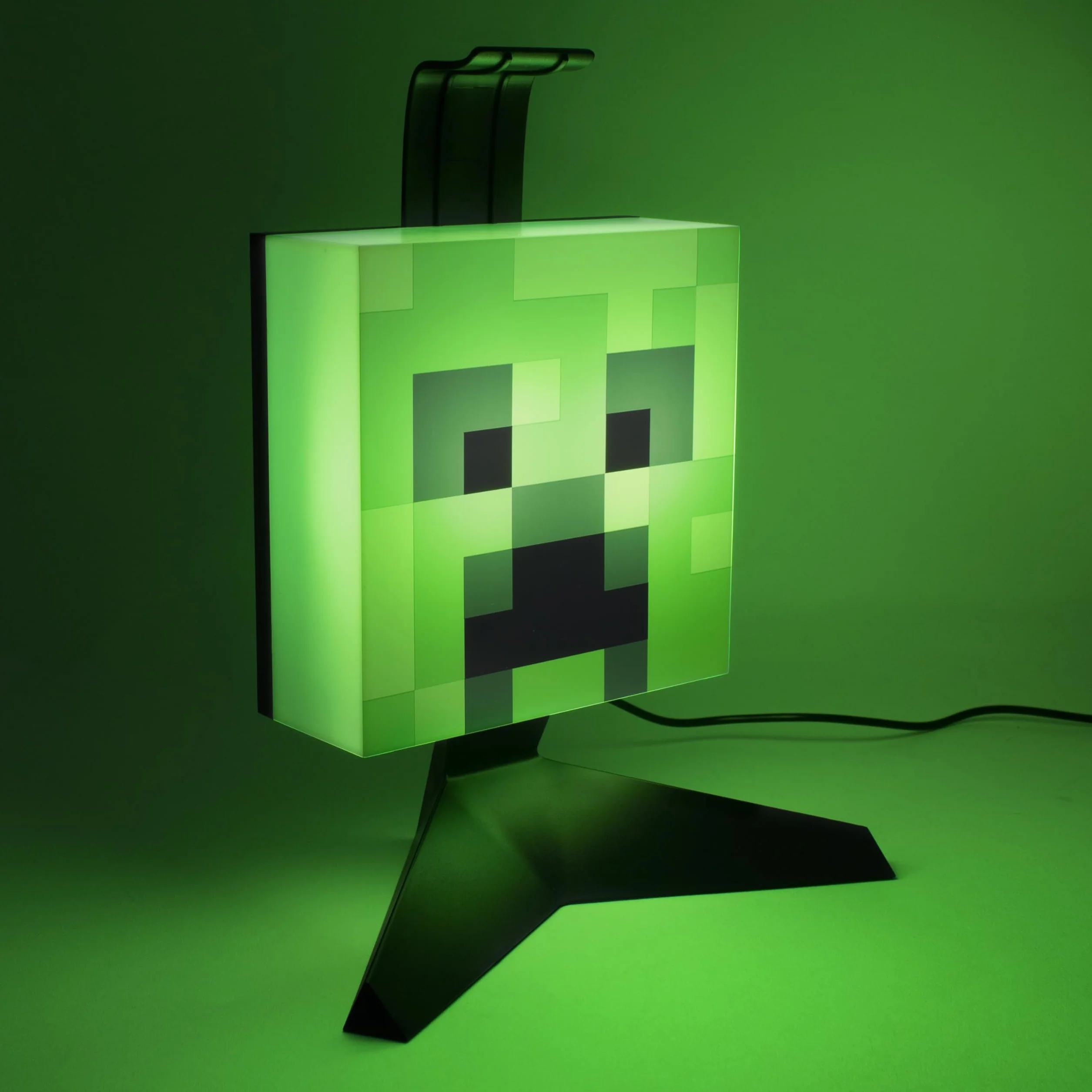 Paladone RS561106 Minecraft Creeper stojak na słuchawki z tworzywa sztucznego, jasny, wielokolorowy