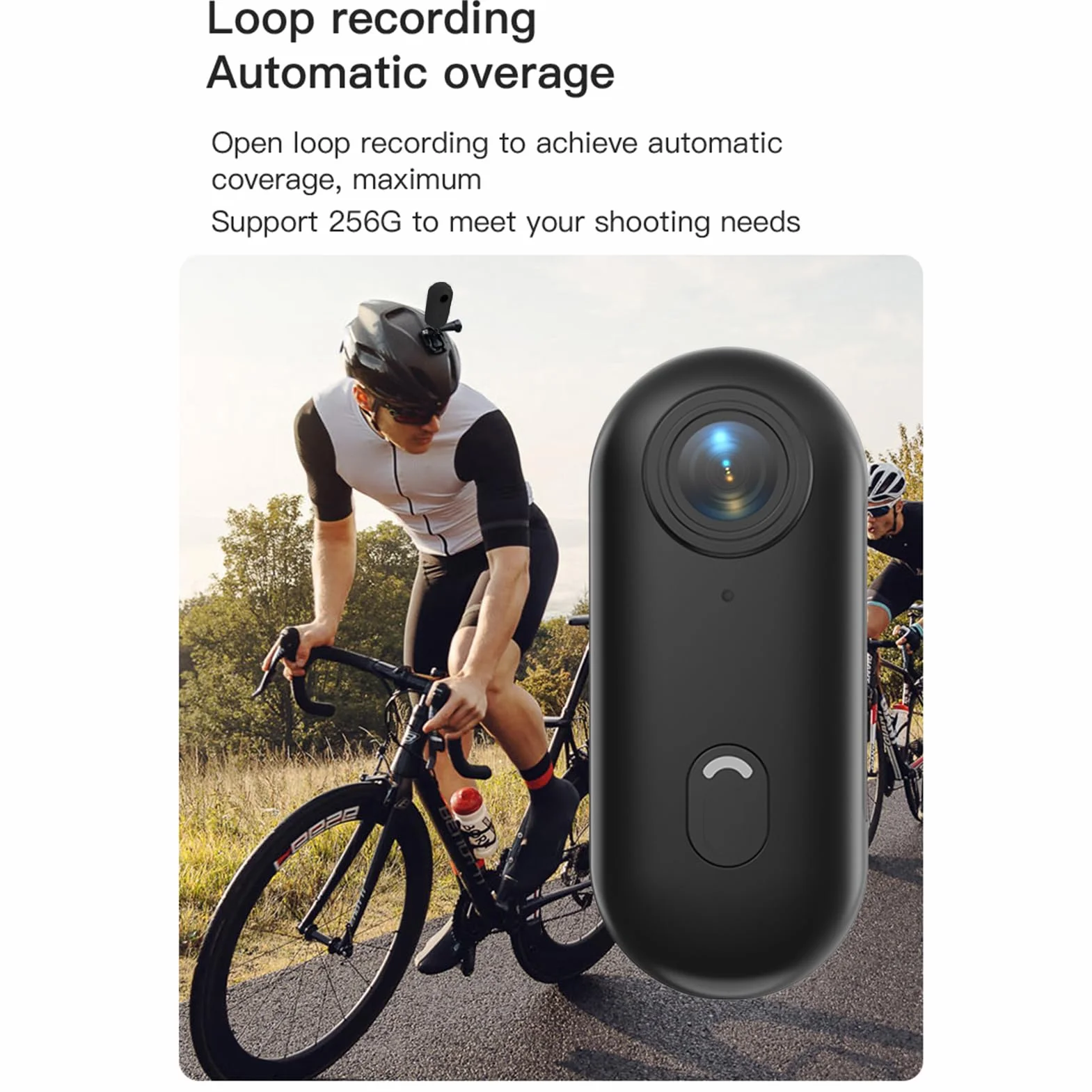 Kamera sportowa WiFi 1080p 120° z akumulatorem 800 mAh wodoszczelna 32 GB