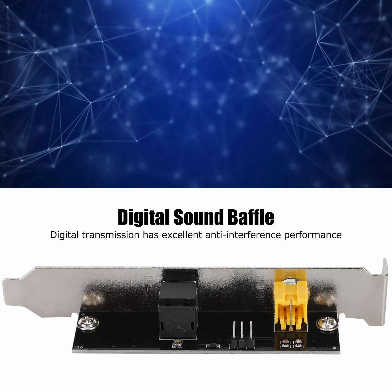 PC cyfrowy adapter wyjścia audio SPDIF RCA optyczny koncentryczny 24-bit 192 kHz uchwyt na kabel DAC