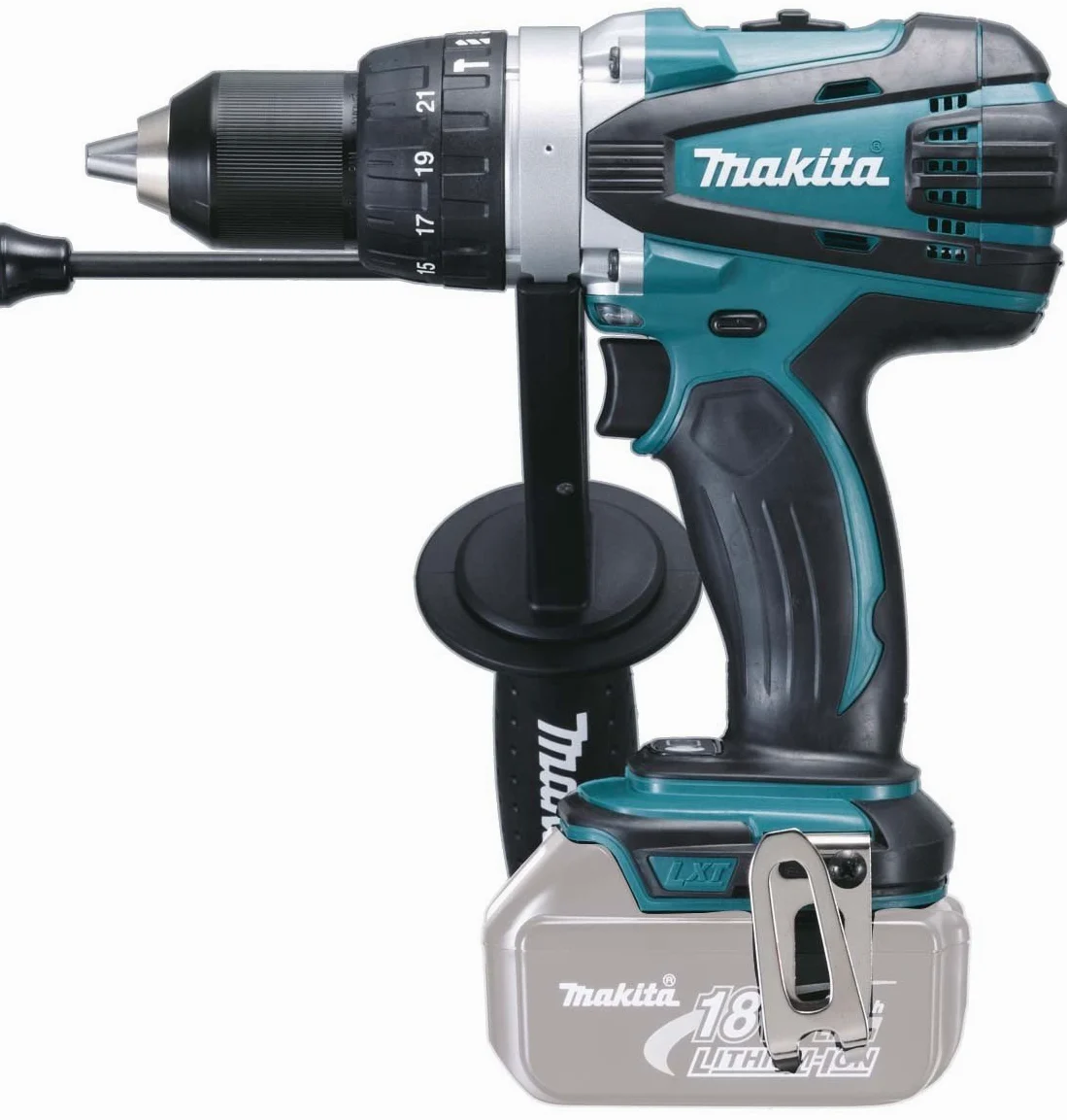 Makita DHP458ZJ akumulatorowa wiertarko-wkrętarka udarowa 18 V w Makpac bez baterii i ładowarki, 1 W