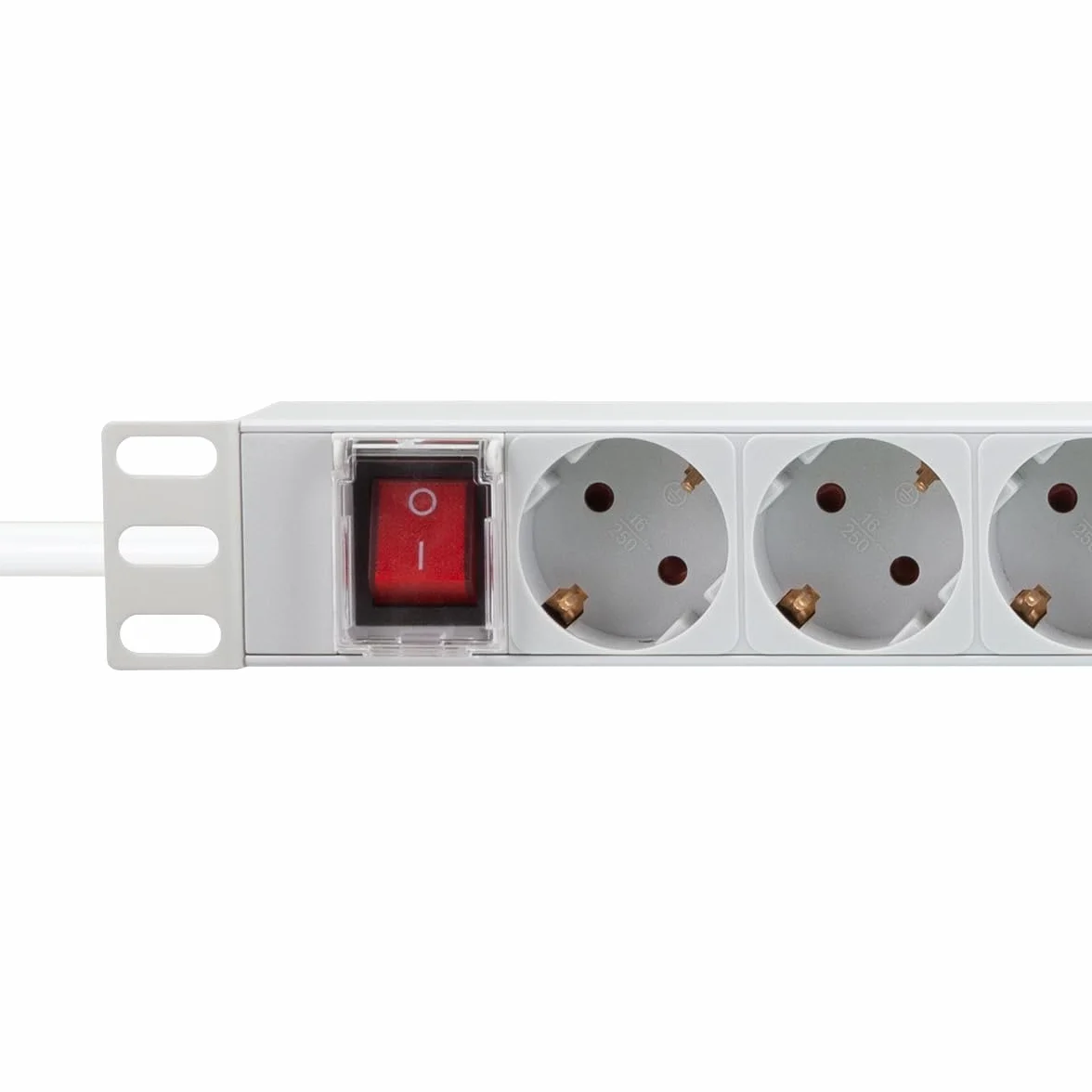 LogiLink PDU9C04-19 listwa zasilająca 9-rzędowa przesunięcie 45° IP20