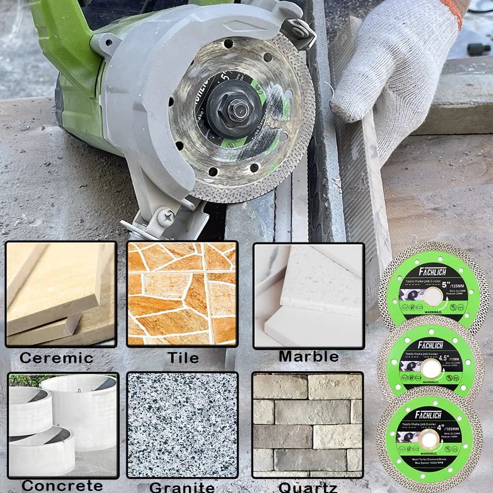 Diamentowa tarcza do cięcia 5 szt. 180 mm bardzo cienkie diamentowe ostrze do cięcia płytek porcelanowych granitowych marmurowych ceramiki, tarcza do cięcia felg z siatki
