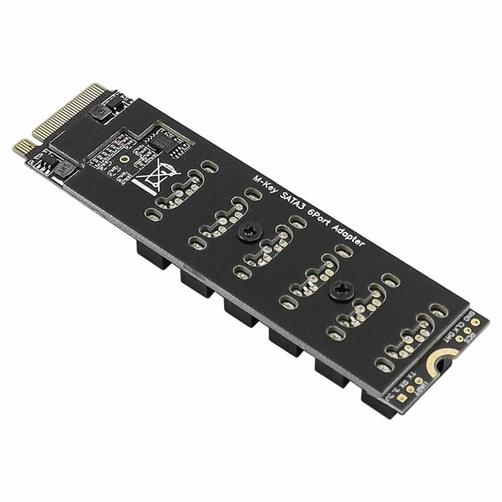 Namvo M.2 SATA M2 M-EKY PCIE3.0 karta rozszerzeń SATA6-Port