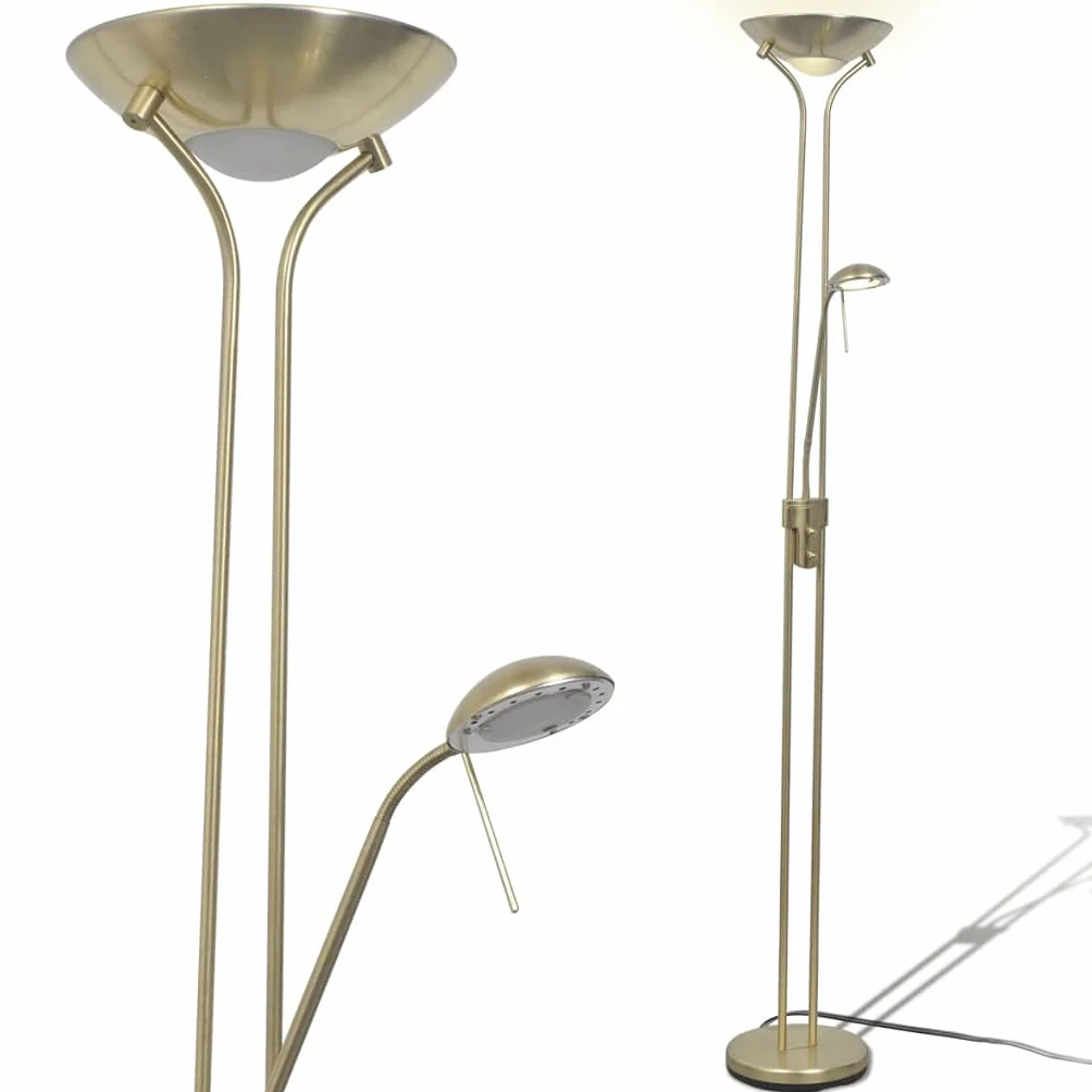 vidaXL Lampa podłogowa LED, przyciemniana, 23 W