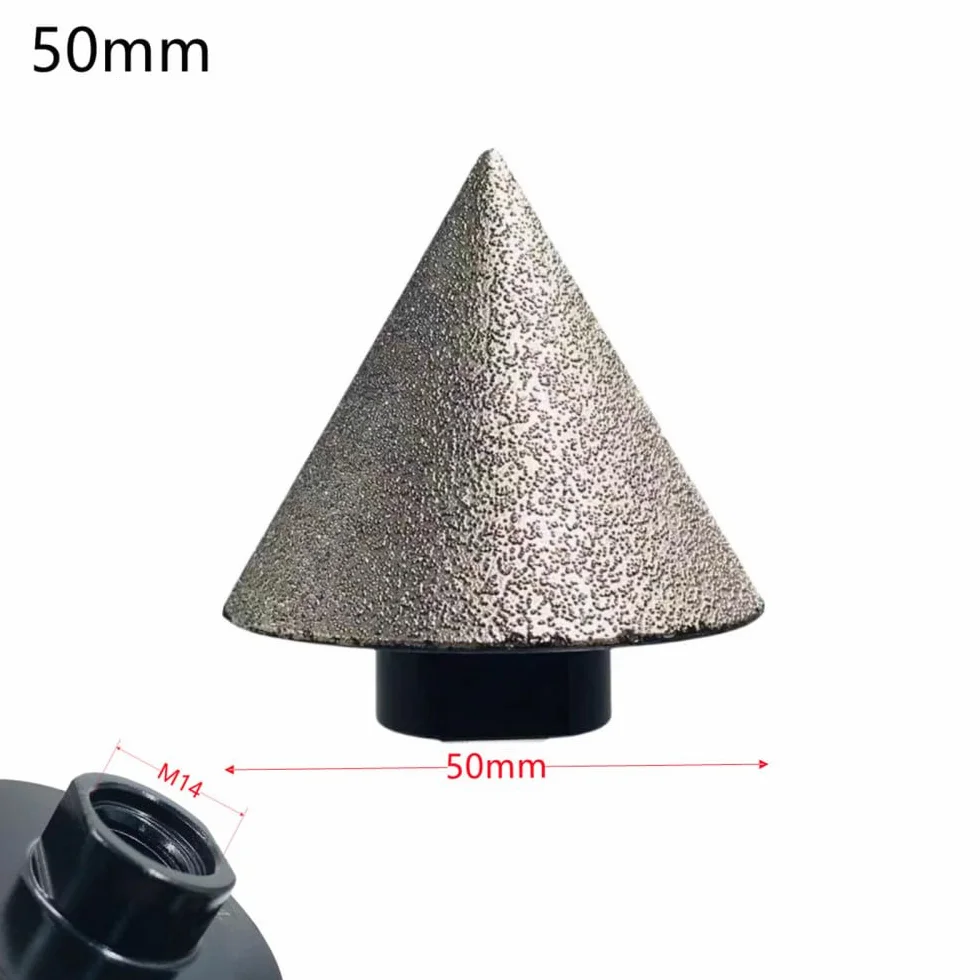 M14 diamentowe wiertła do fazowania 35-50mm frezarka do płytek ceramicznych marmurowa otwornica do betonu wiercenie w murze narzędzia budowlane, 1 szt., 50mm