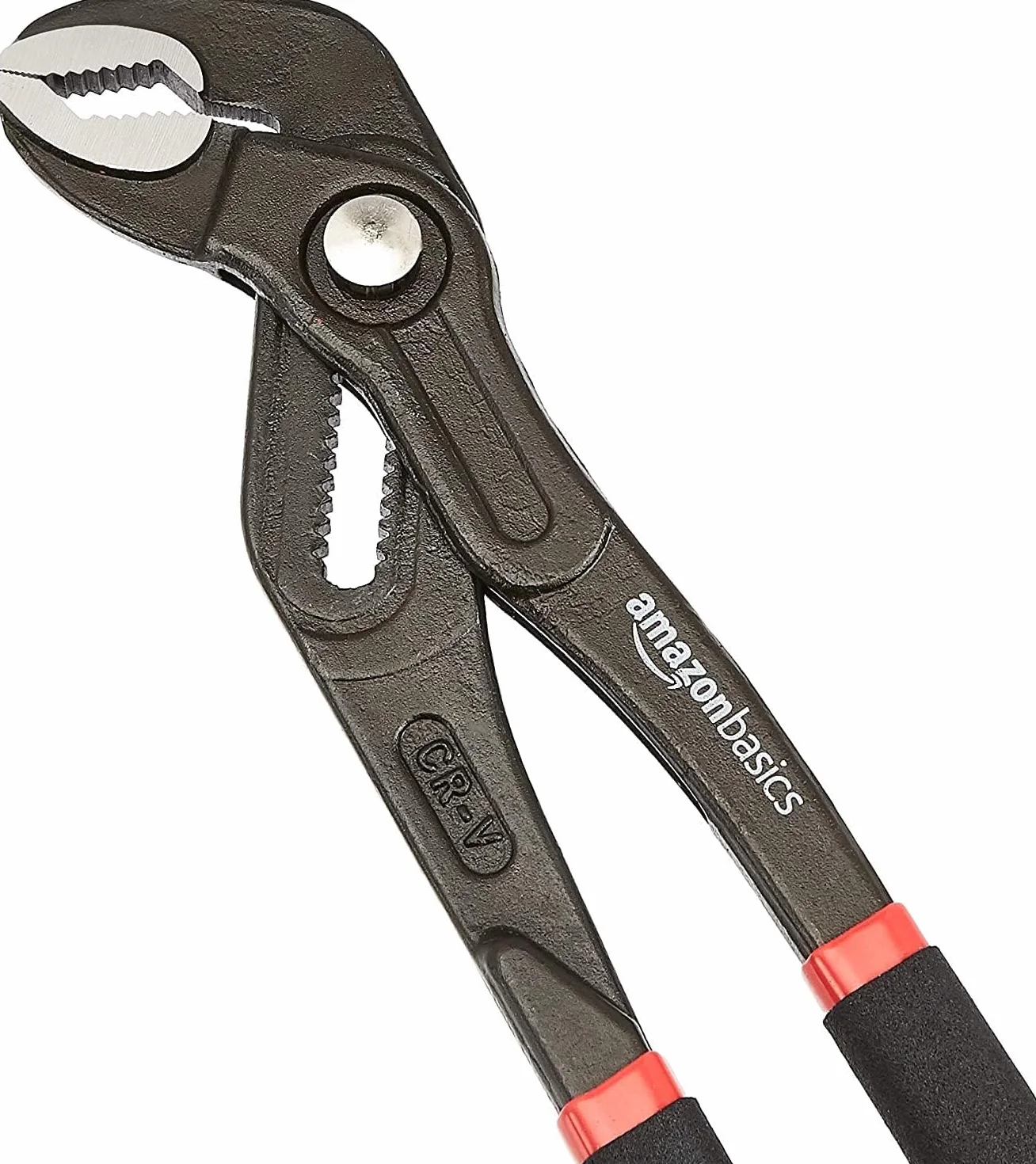 Amazon Basics – szczypce do pomp wodnych z szybkozamykaczem, złącze ślizgowe z rowkami, 30 cm, czarne.
