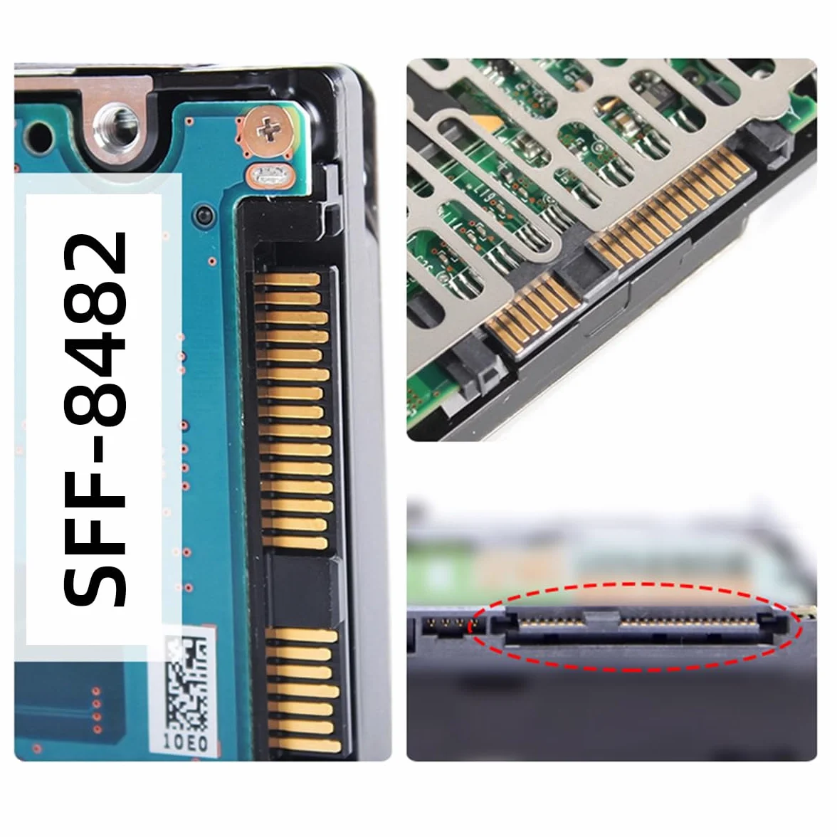 Adapter SAS SFF-8482 na USB 3.0 5 Gb/s 29-pinowy
