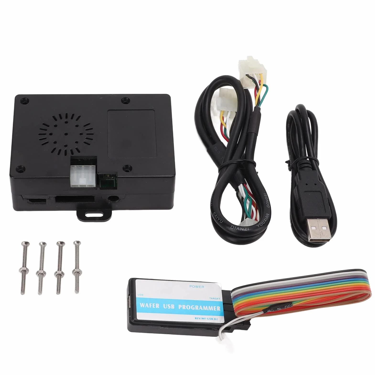 MDB Connect Monacceptor, MDB do PC Converter zestaw śrub RS232-MDBV2 kabel USB do podłączenia komputera, szafka sieciowa