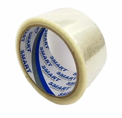 Taśma Pakowa 48mm/50m Klejąca Arylowa SMART Bezbarwna Taśma Do Pakowania, Zaklejania Odporność na UV oraz Wilgoć Przeźroczysta Taśma Do Klejenia