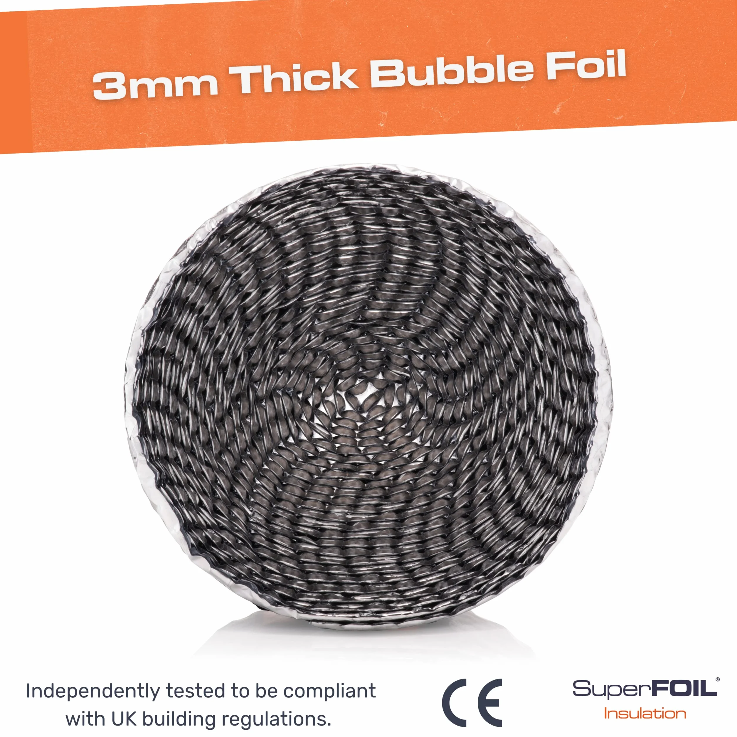 SuperFOIL Izolacja rur 80 mm x 7,5 m - owijka foliowa do rur i kanałów