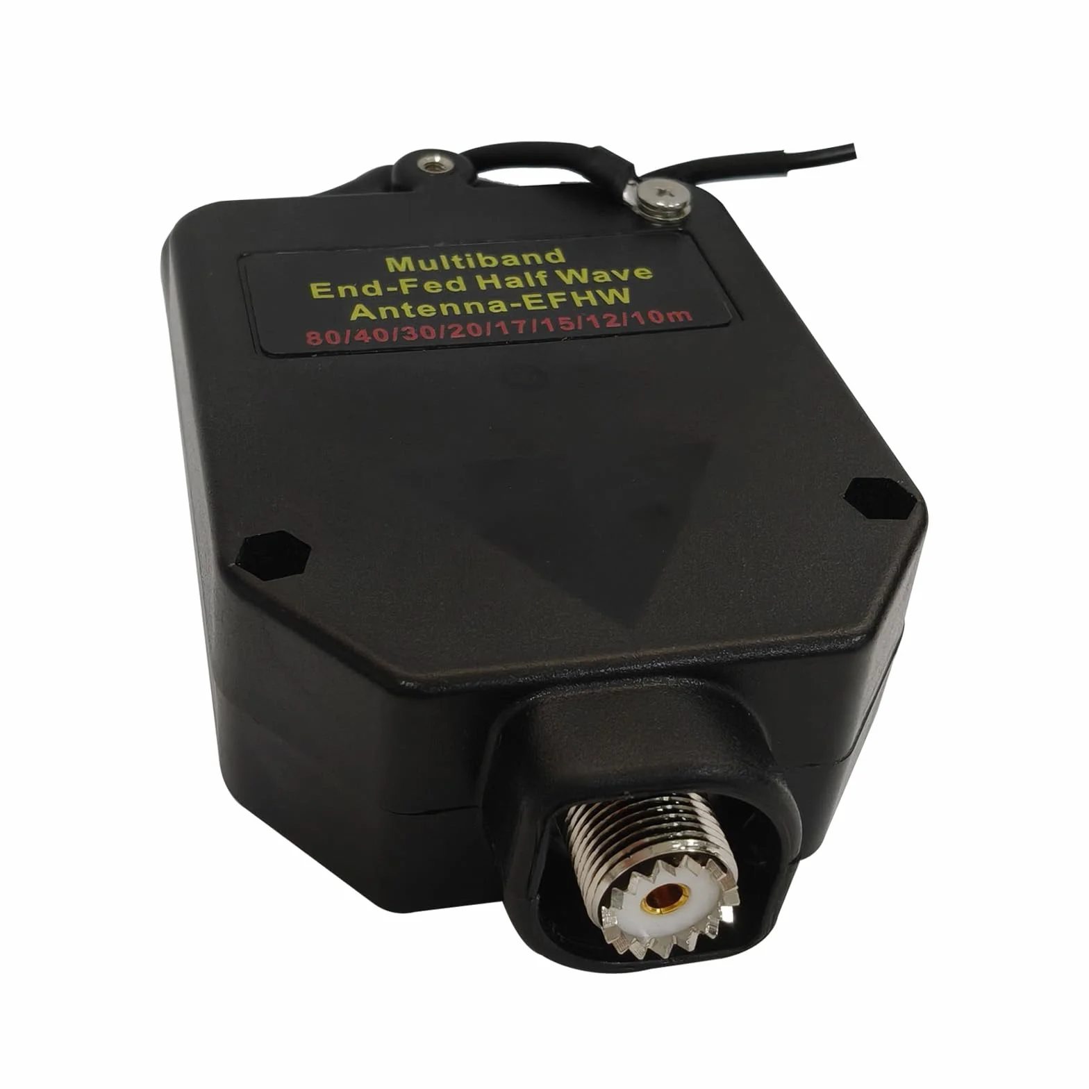 JYR8010-150W End Fed Half Wave Antenna 8-pasmowa 80 m – 10 m EFHW HF Shortwave 3,5-29,7 MHz z 1:64 Balun 150 W Multiband Long Wire Antenna do radia Ham Radio Nie wymaga tuningu