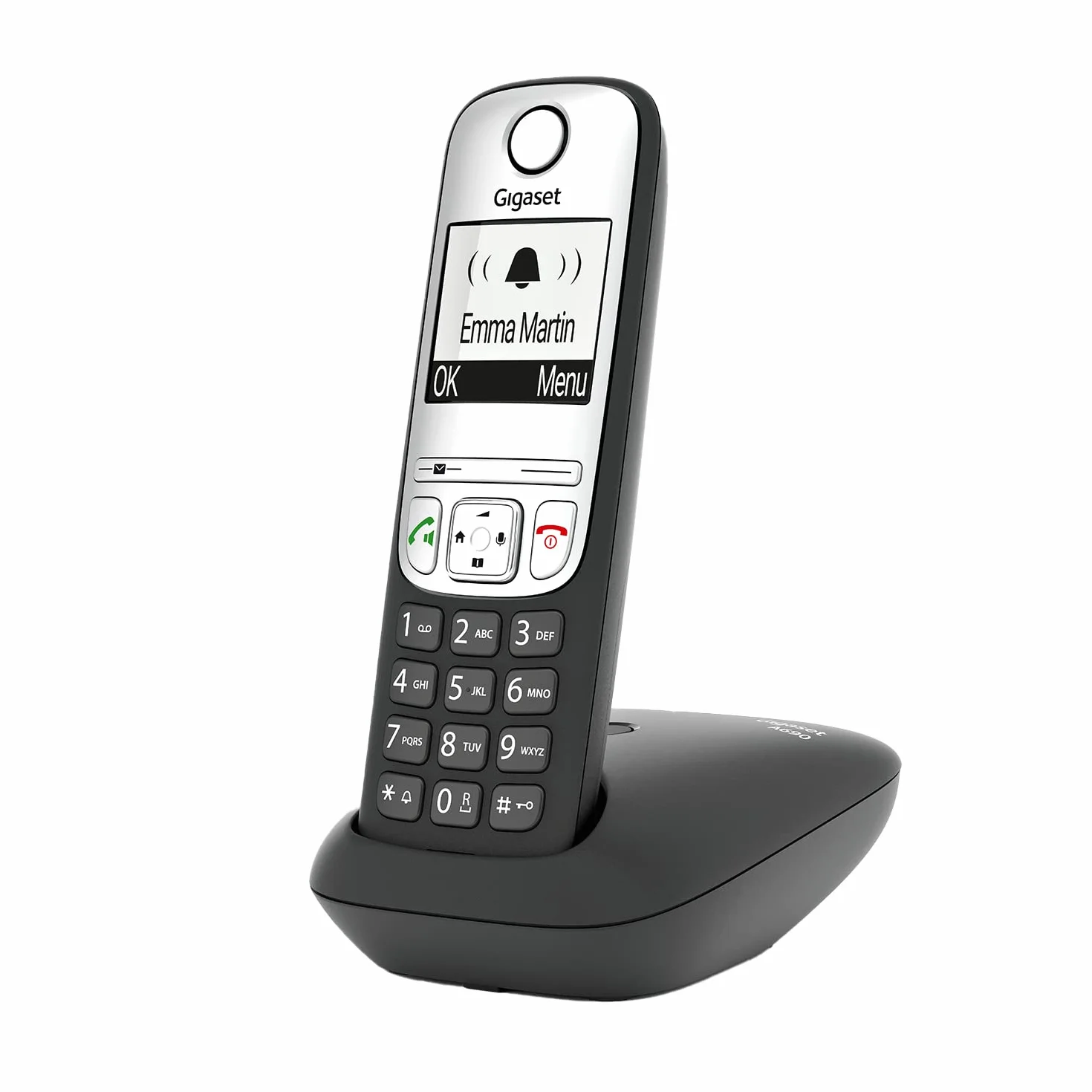 Gigaset A690 Bezprzewodowy Telefon DECT z Słuchawkami Kontrastowy Wyświetlacz Jumbo