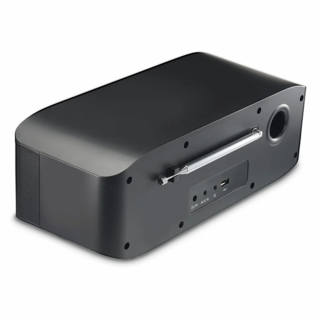 Hama DAB Plus Radio Kuchenne Bluetooth DR1410BT Cyfrowe Stereo Budzik AUX 3,5 mm FM Kolorowy Wyświetlacz Czarny