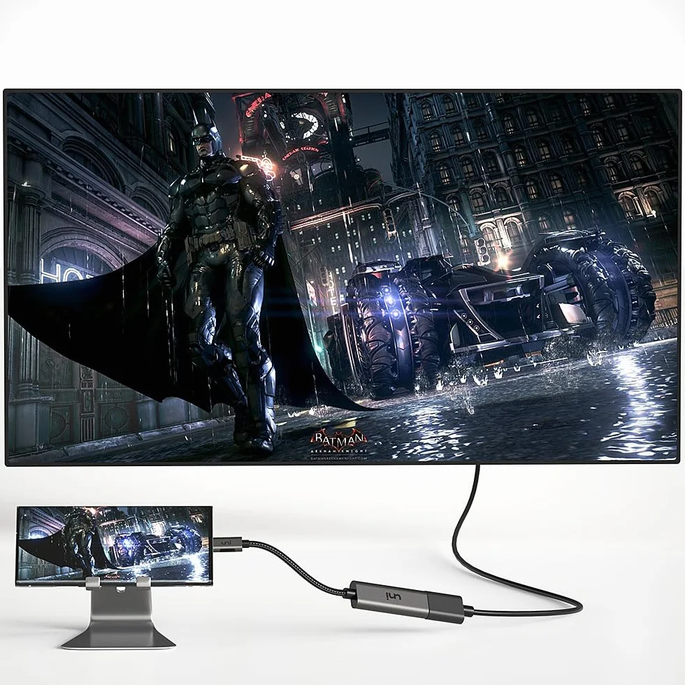 Adapter USB C do HDMI 4K@60Hz Thunderbolt 3-HDMI Szary