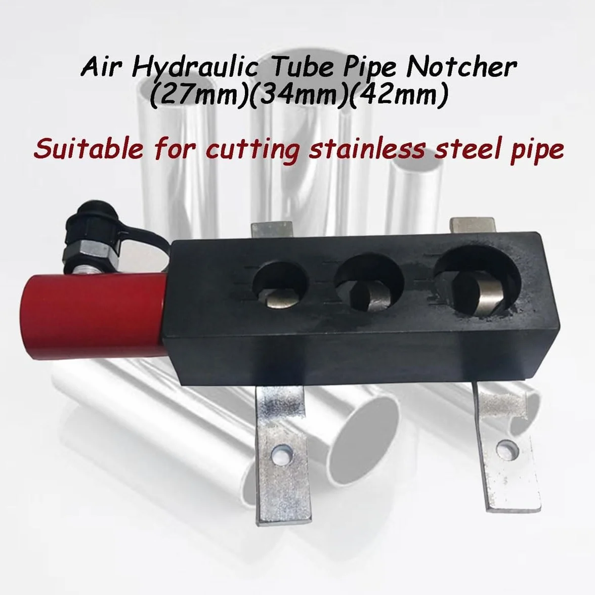 Hydrauliczne narzędzie do wycinania rur stalowych, do cięcia rur o średnicy 27/34/42 mm i 48/60 mm, akcesoria do spawania i cięcia