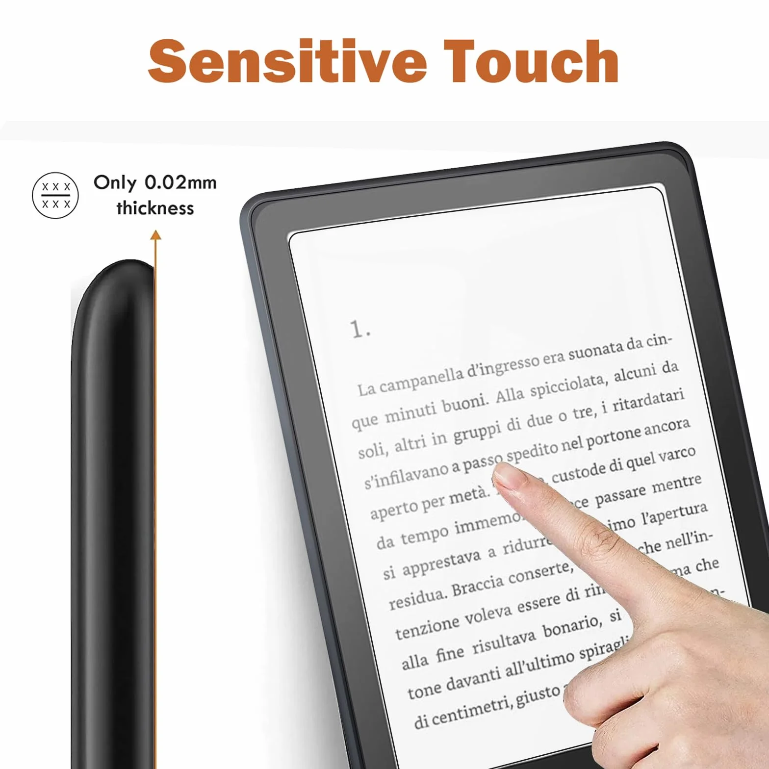 Folia ochronna do Kindle Paperwhite 2024-12. generacji (7 cali), [2 sztuki] [Anti-scratch] HD Screen Protector, bez pęcherzyków, miękka folia ochronna TPU