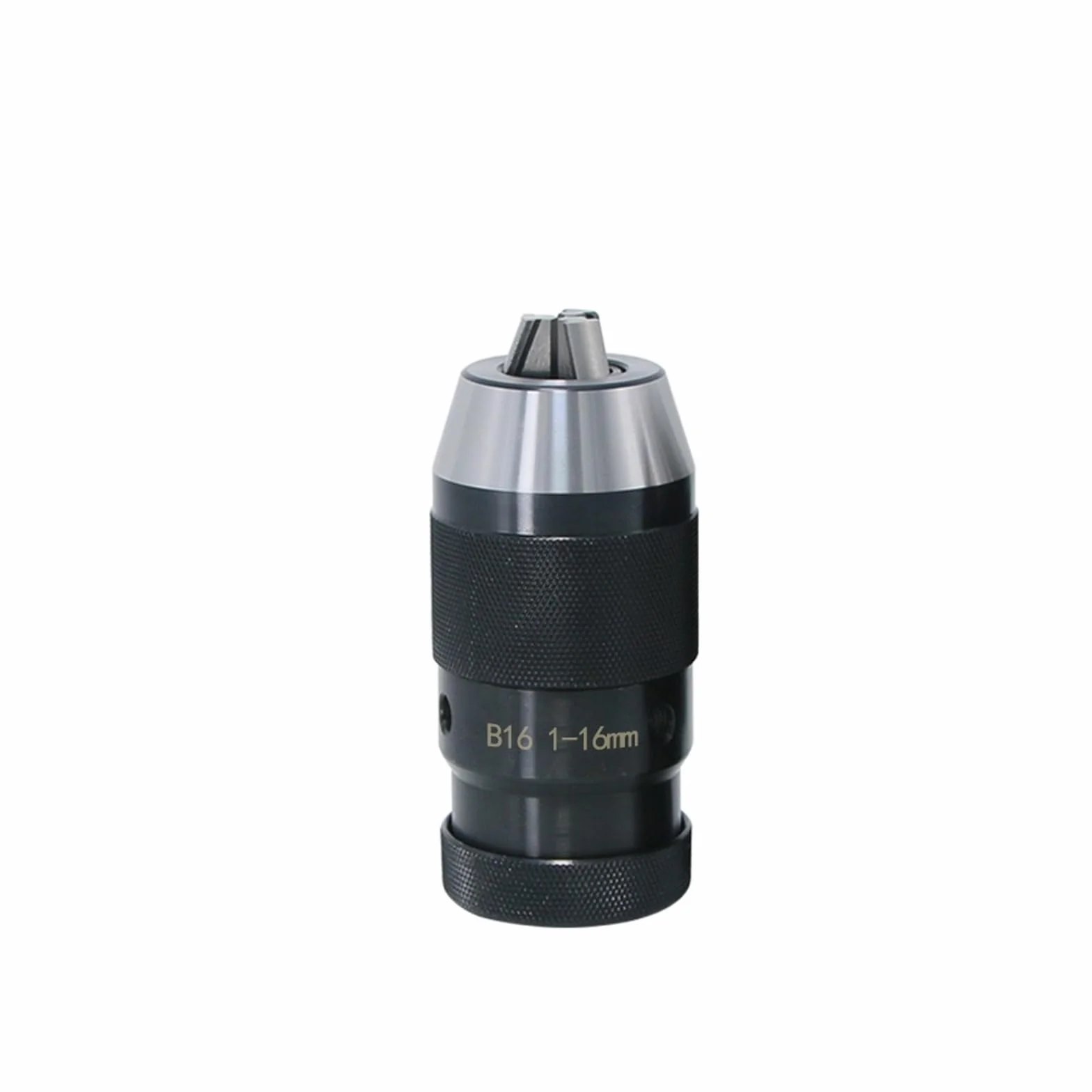 1 x B12 B16 B18 B22 uchwyt wiertarski, szybkozaciskowy uchwyt wiertarski, samozaciskowy, automatyczna blokada, zakres mocowania 110 mm, 113 mm, 116 mm (nr 3322) (B16 1-16 mm)