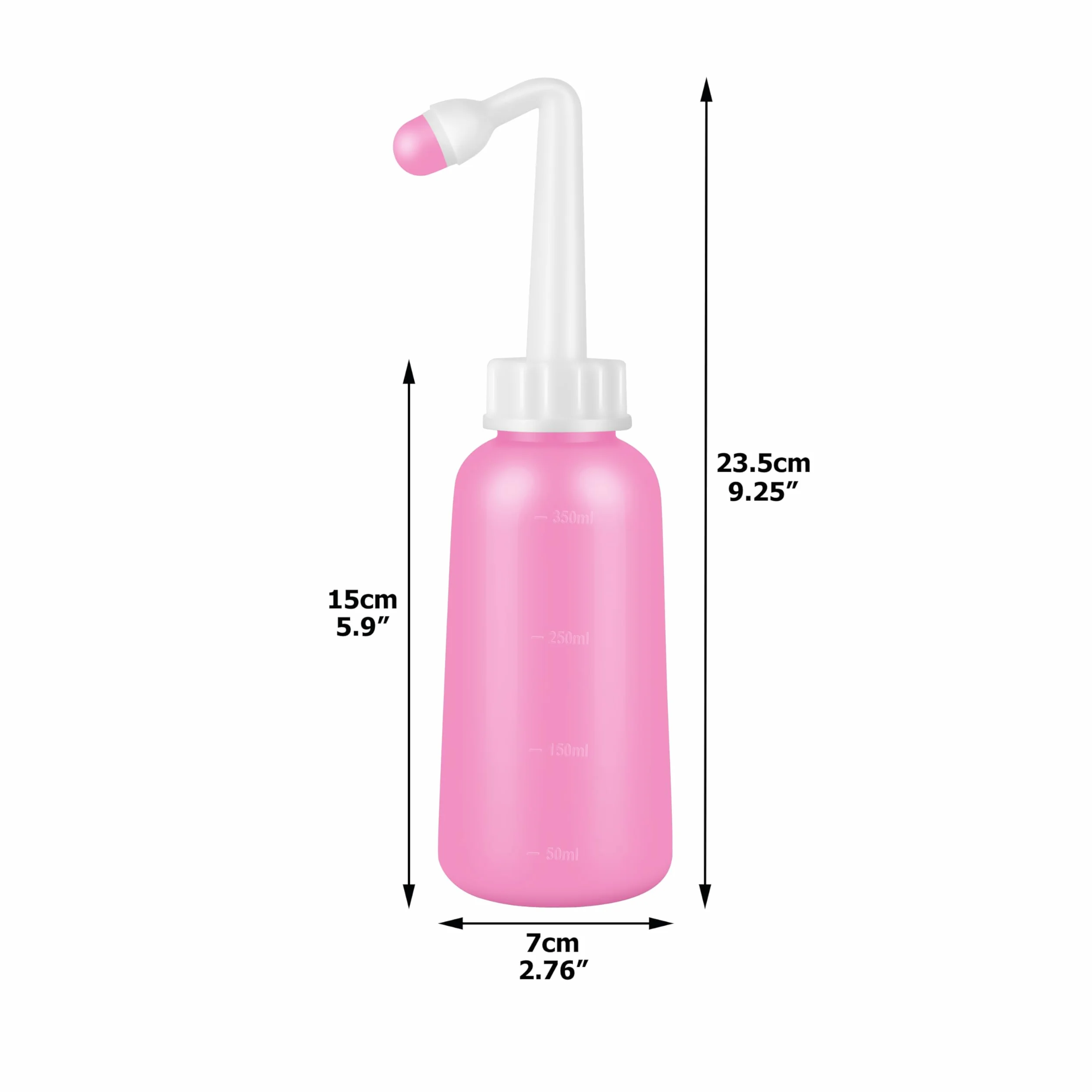 CROING Przenośny bidet (różowy, 350 ml)